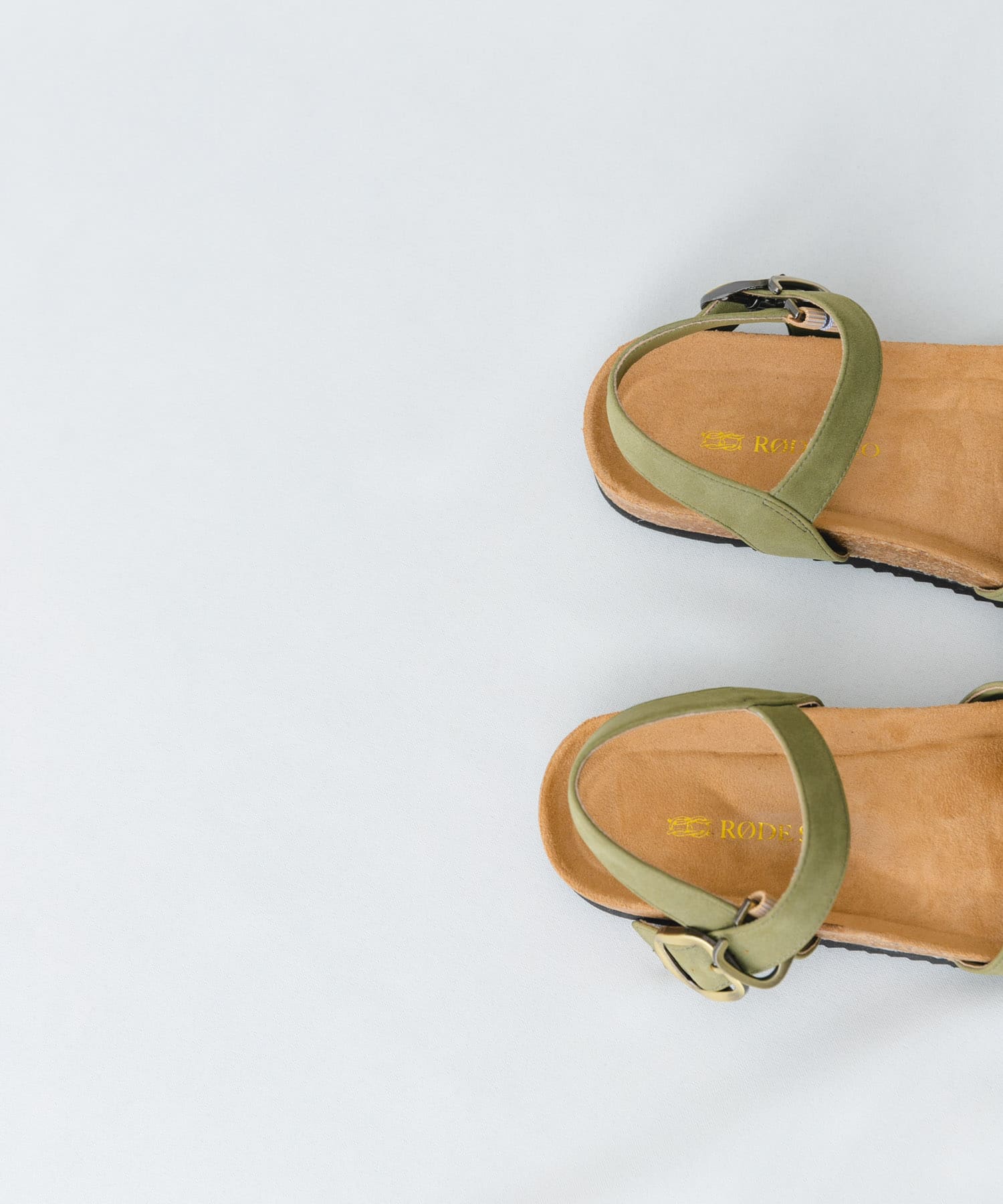 シンプルアンクルサンダル KHAKI 36