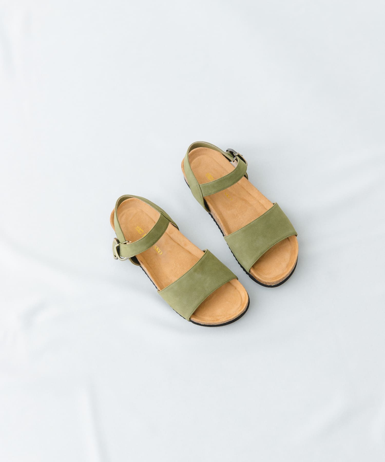 シンプルアンクルサンダル KHAKI 36