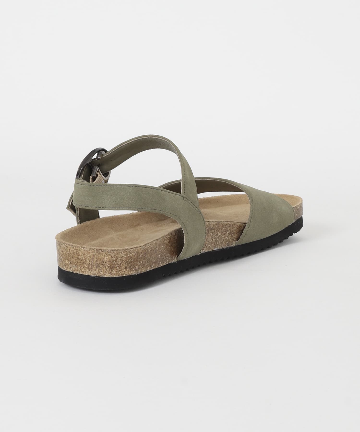 シンプルアンクルサンダル KHAKI 36