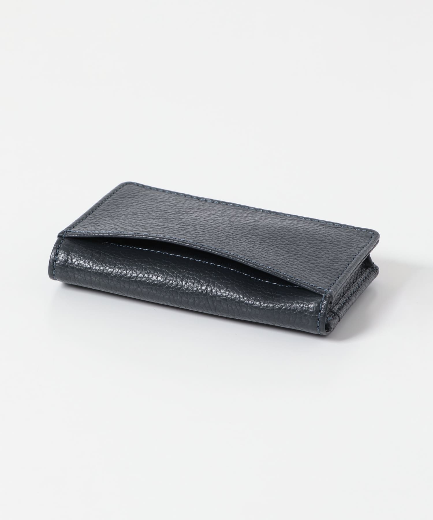 レザーカードケース NAVY one