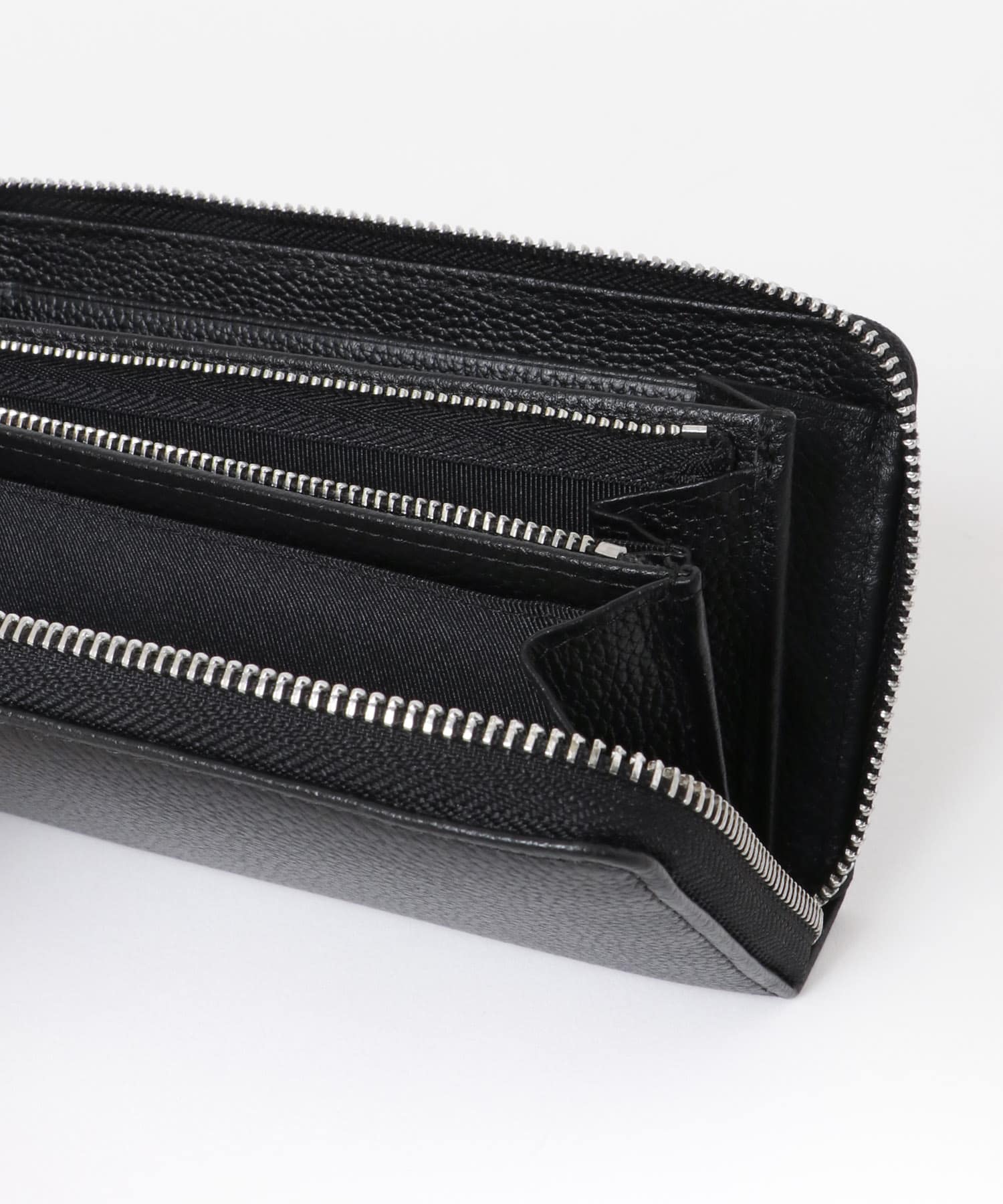レザーロングウォレット BLACK one