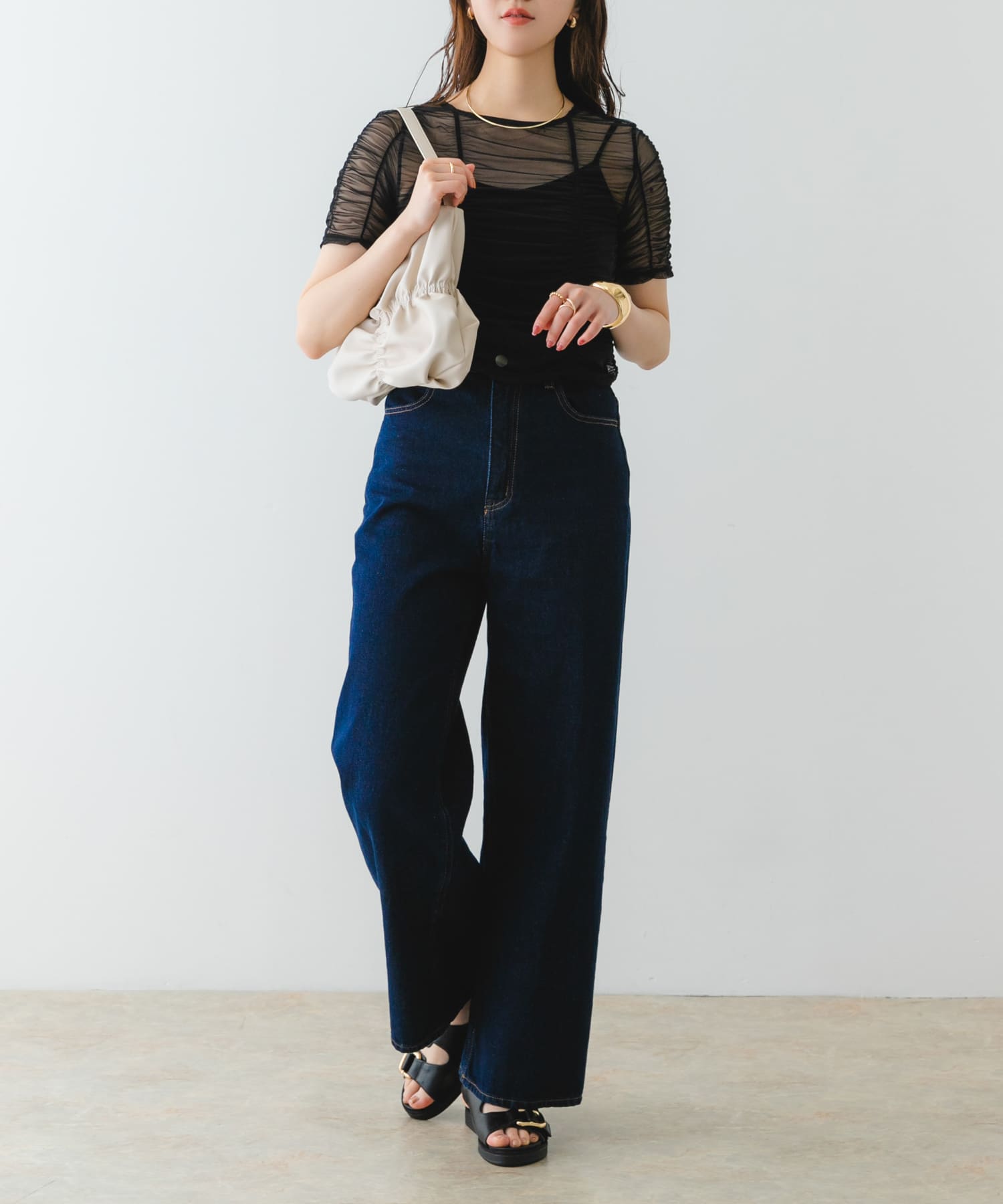 シャーリングワンハンドルバッグ OFF one