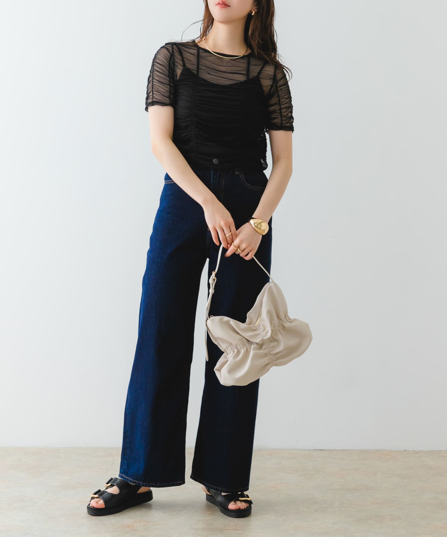 シャーリングワンハンドルバッグ OFF one