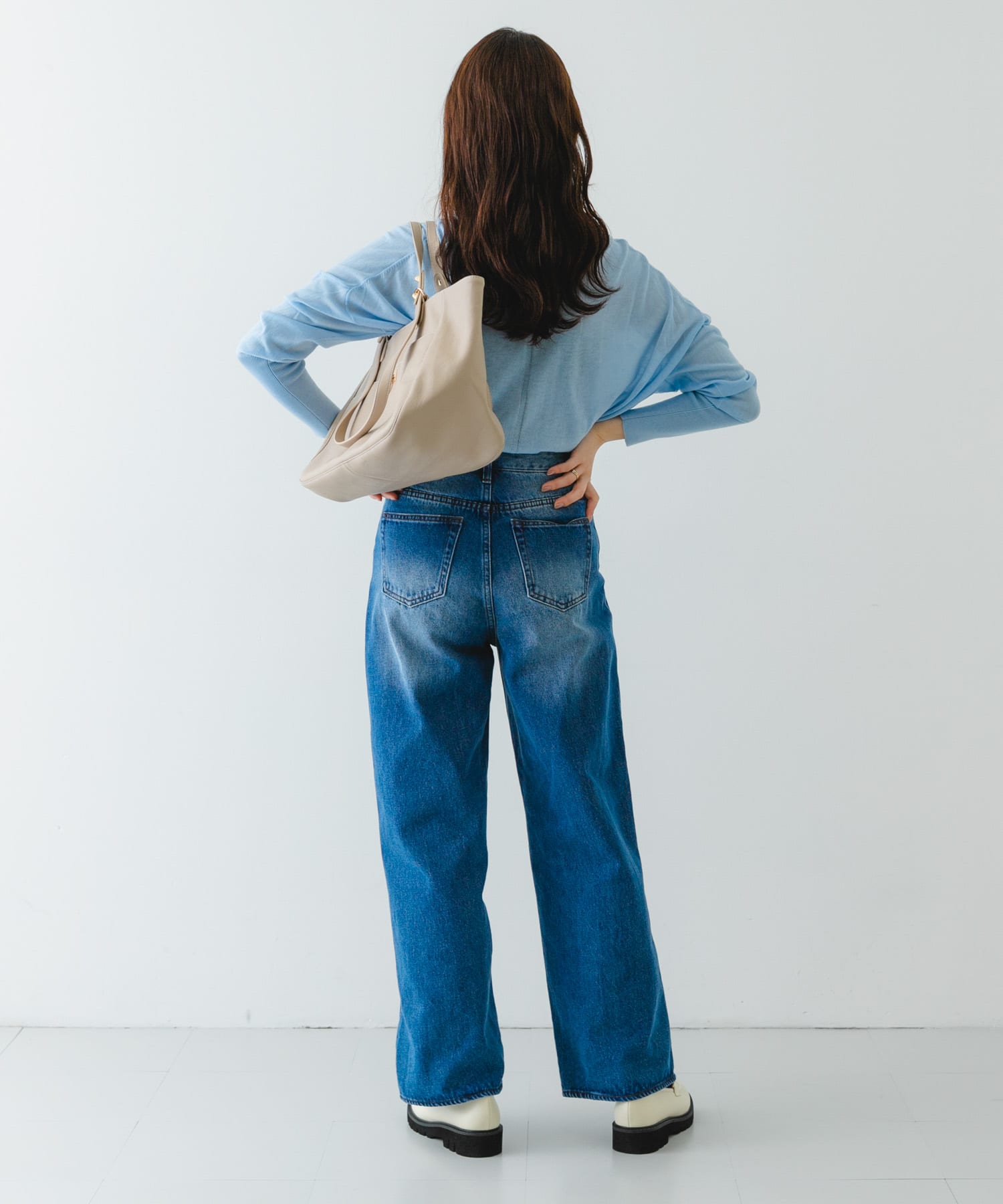 2WAYソフトトートバッグ IVORY one