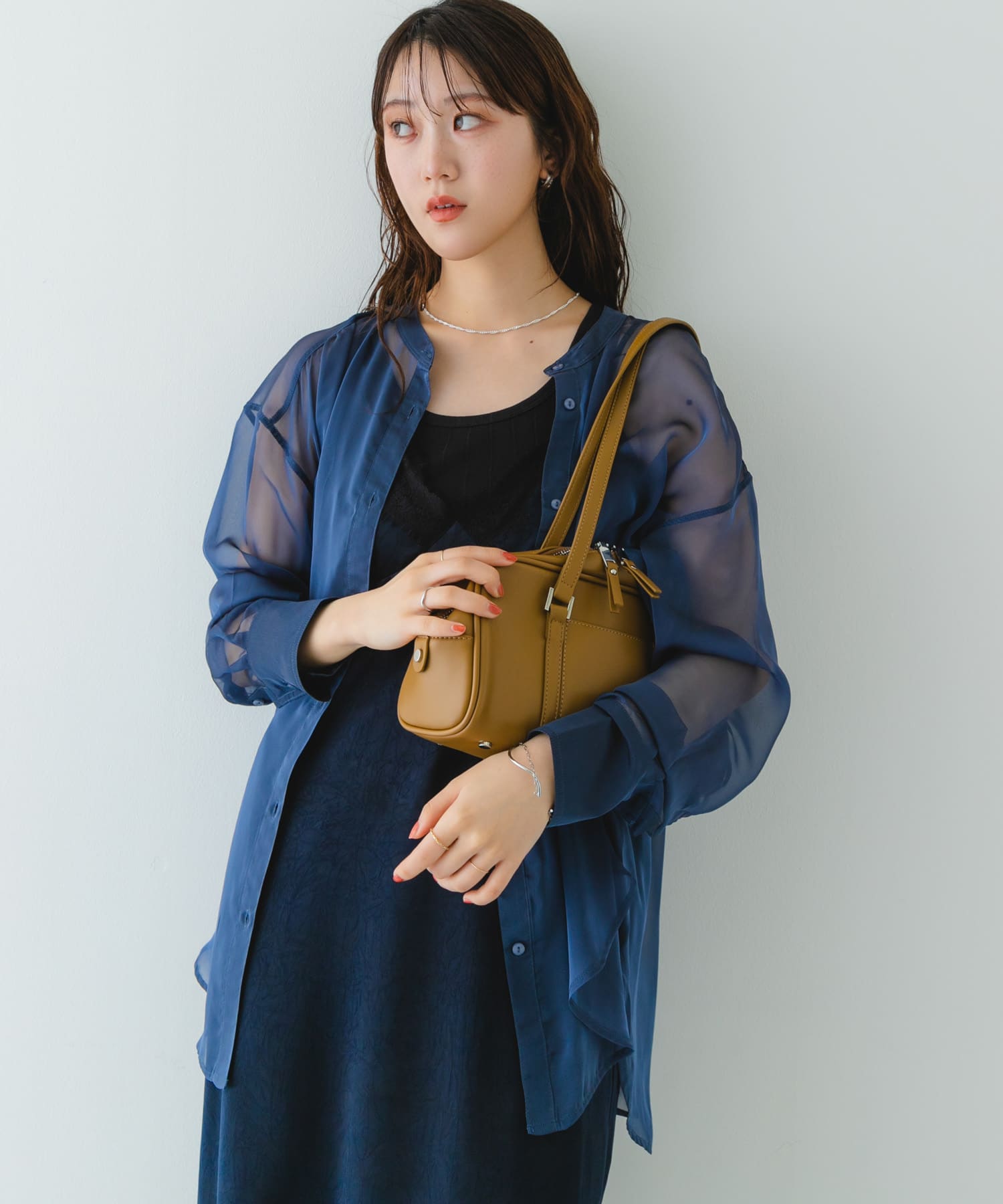 ヨコナガボストンバッグ L.OLIVE one