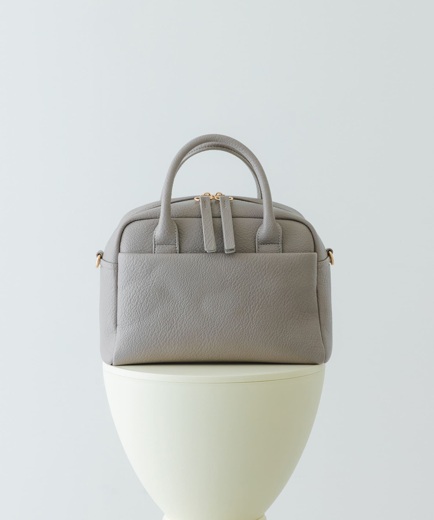プレーンボストンバッグ GRAY one