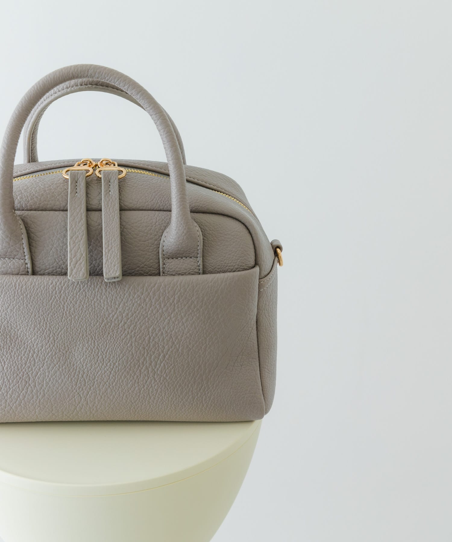 プレーンボストンバッグ GRAY one