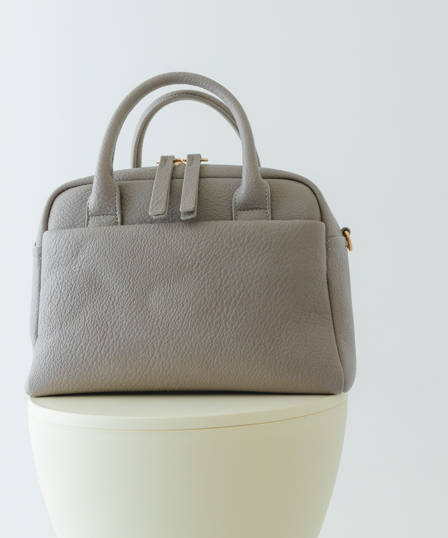 プレーンボストンバッグ GRAY one