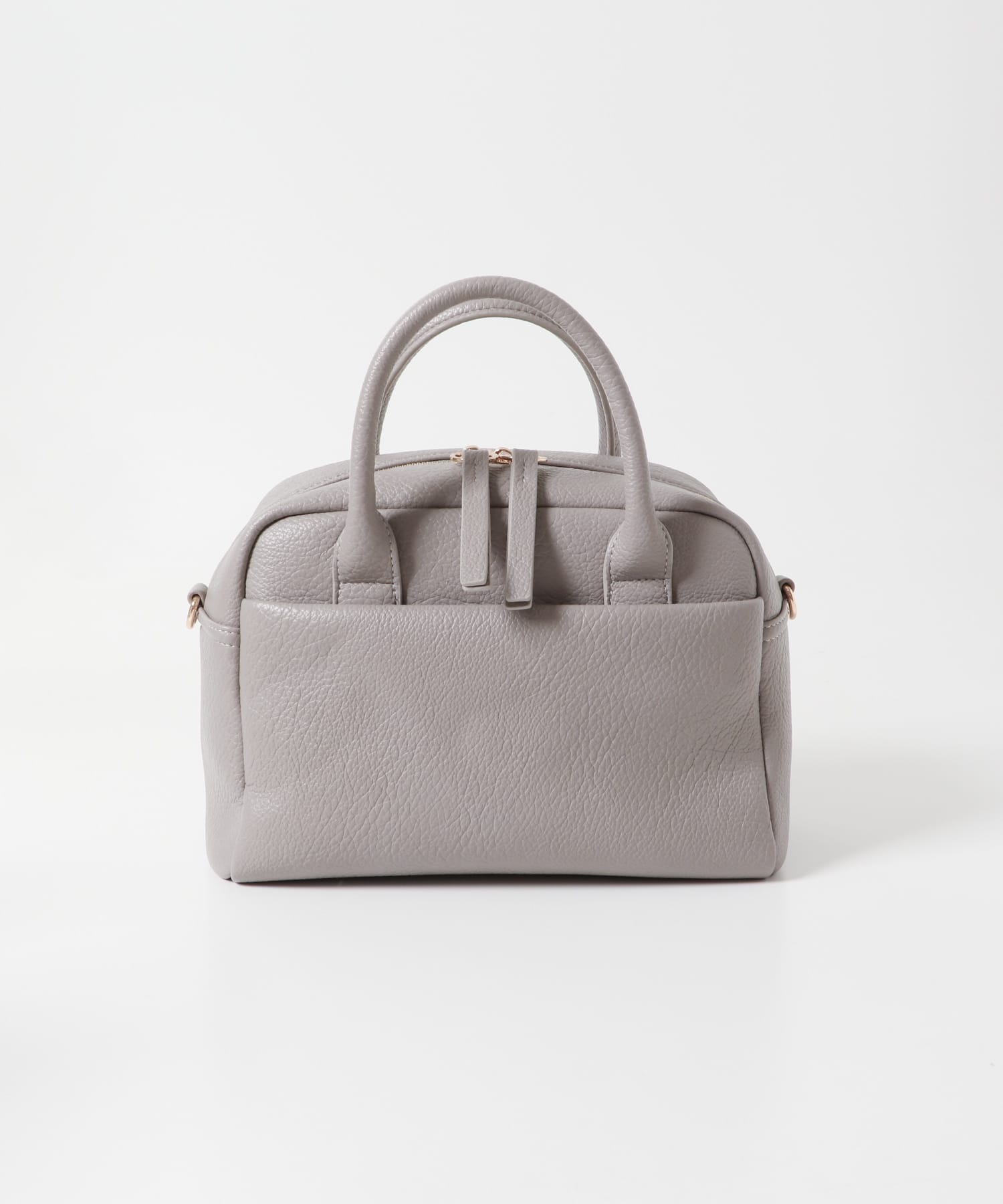 プレーンボストンバッグ GRAY one