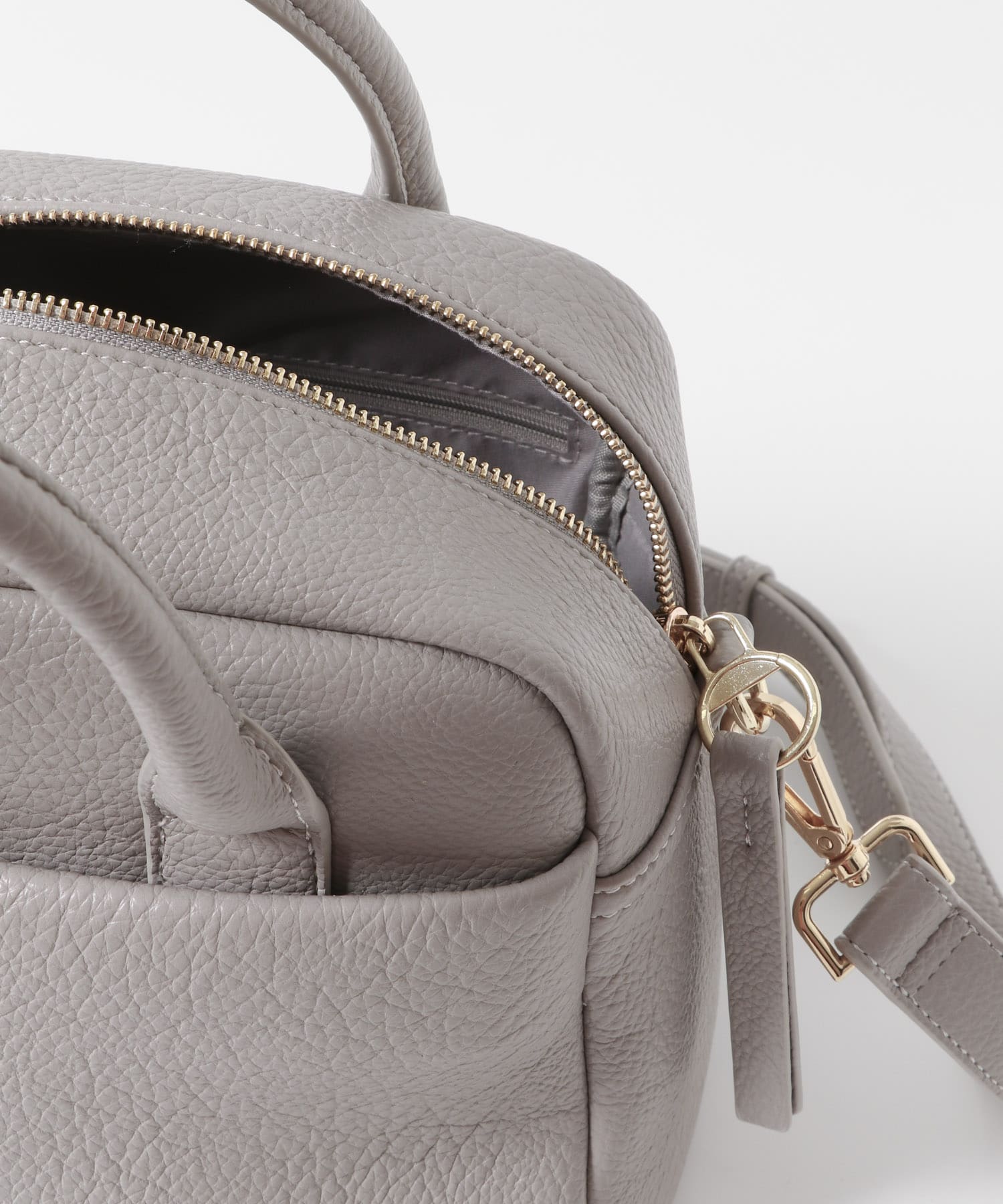 プレーンボストンバッグ GRAY one