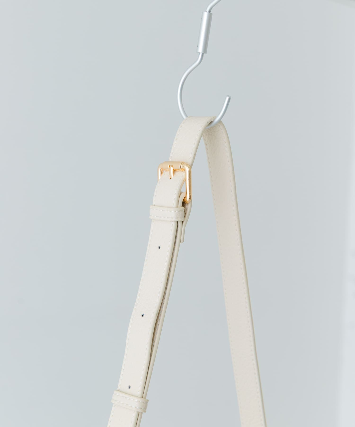 プレーンショルダーバッグ IVORY one