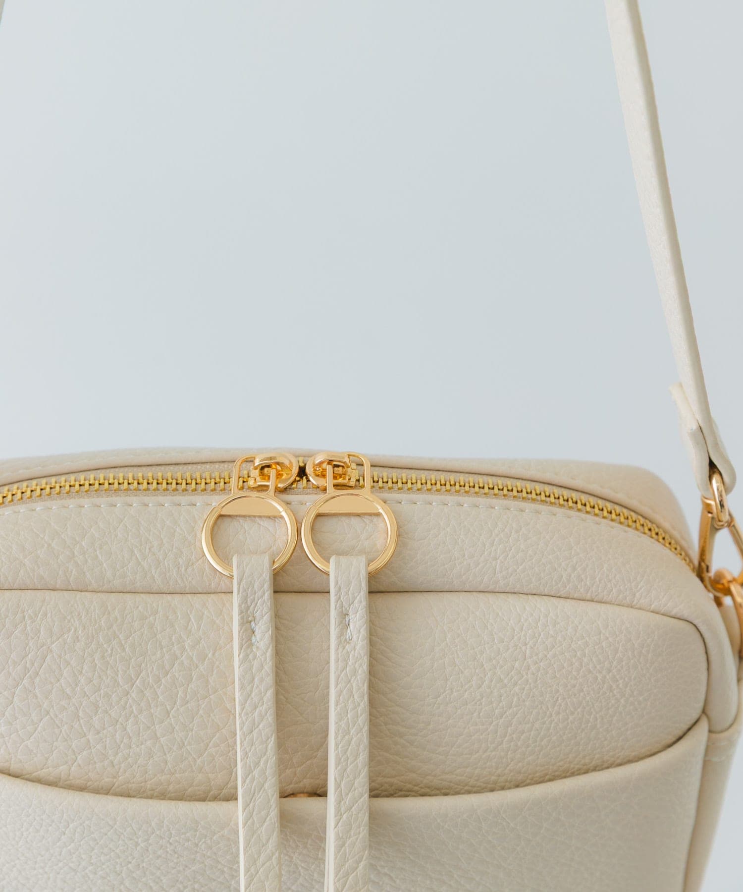 プレーンショルダーバッグ IVORY one