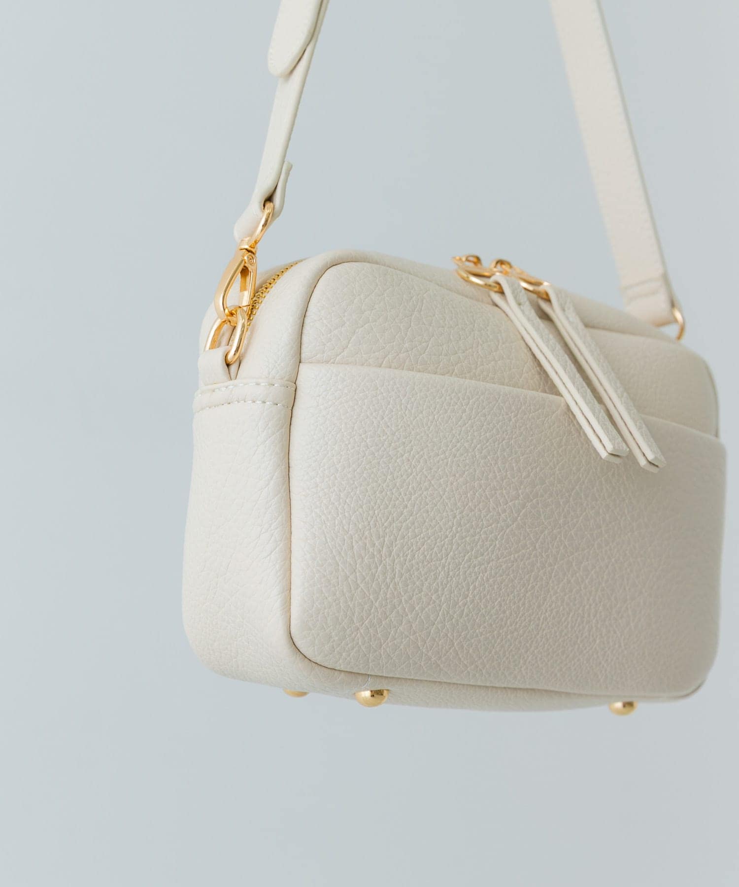 プレーンショルダーバッグ IVORY one