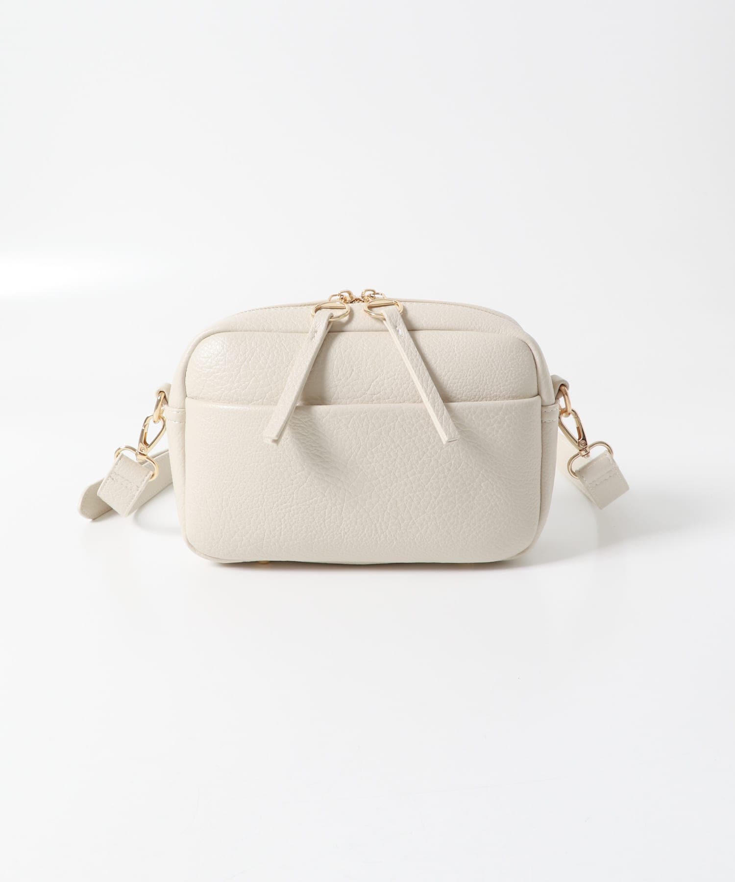 プレーンショルダーバッグ IVORY one
