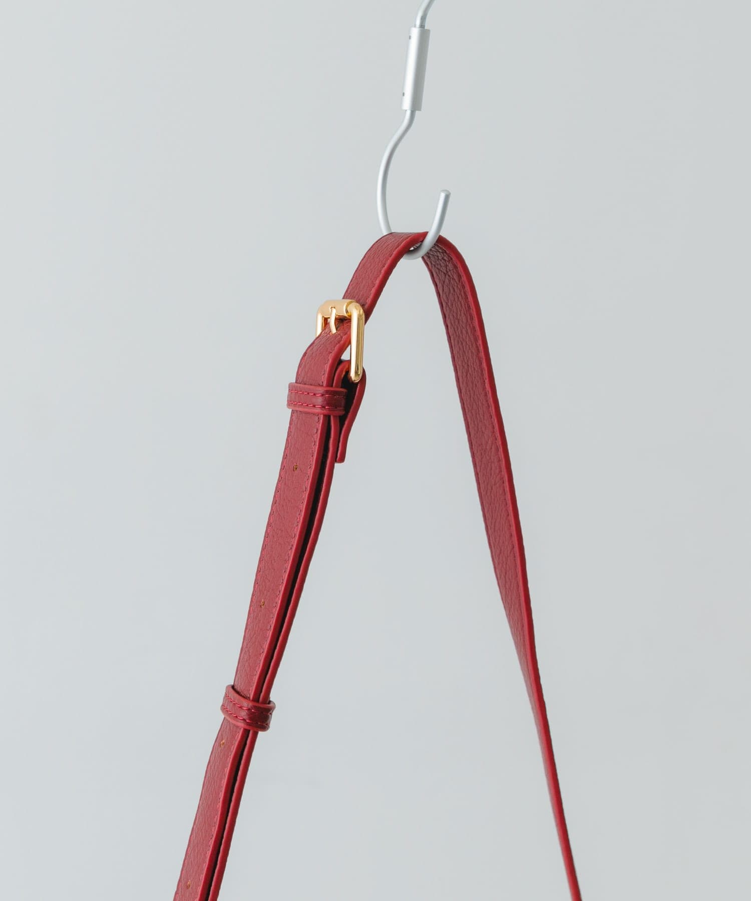 プレーンショルダーバッグ RED one