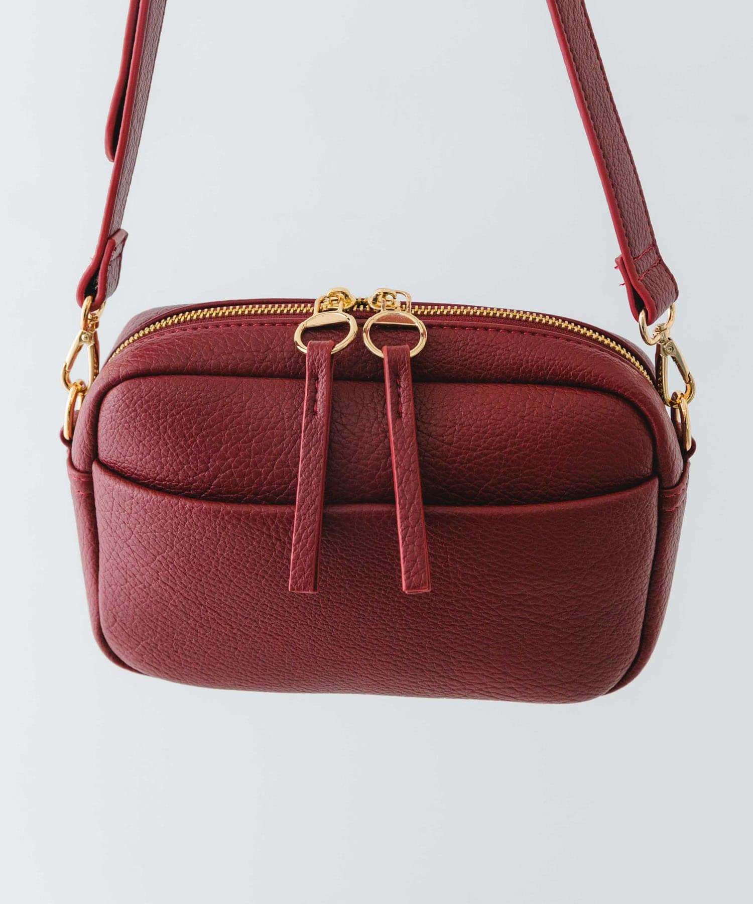 プレーンショルダーバッグ RED one