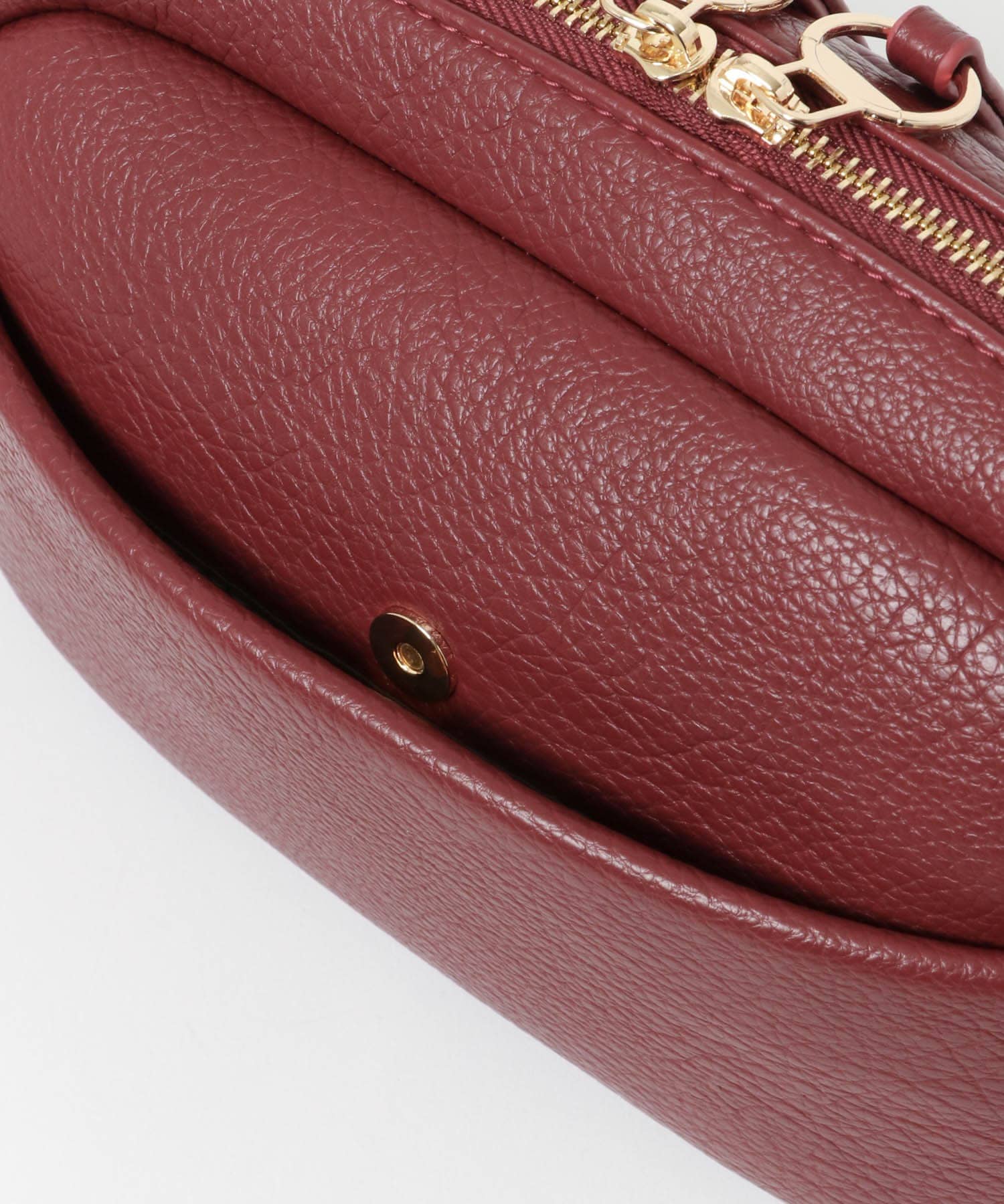 プレーンショルダーバッグ RED one