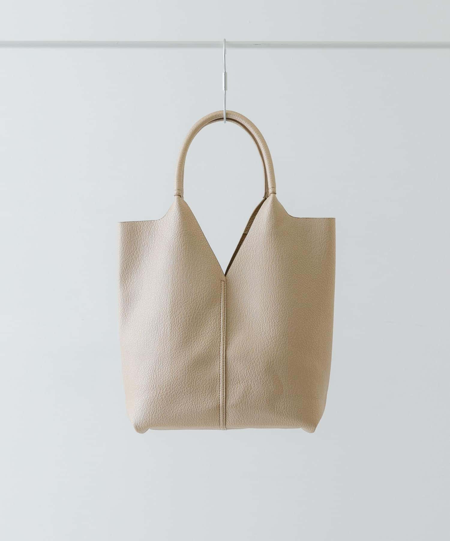 センターステッチVカットトートバッグ GOLD one