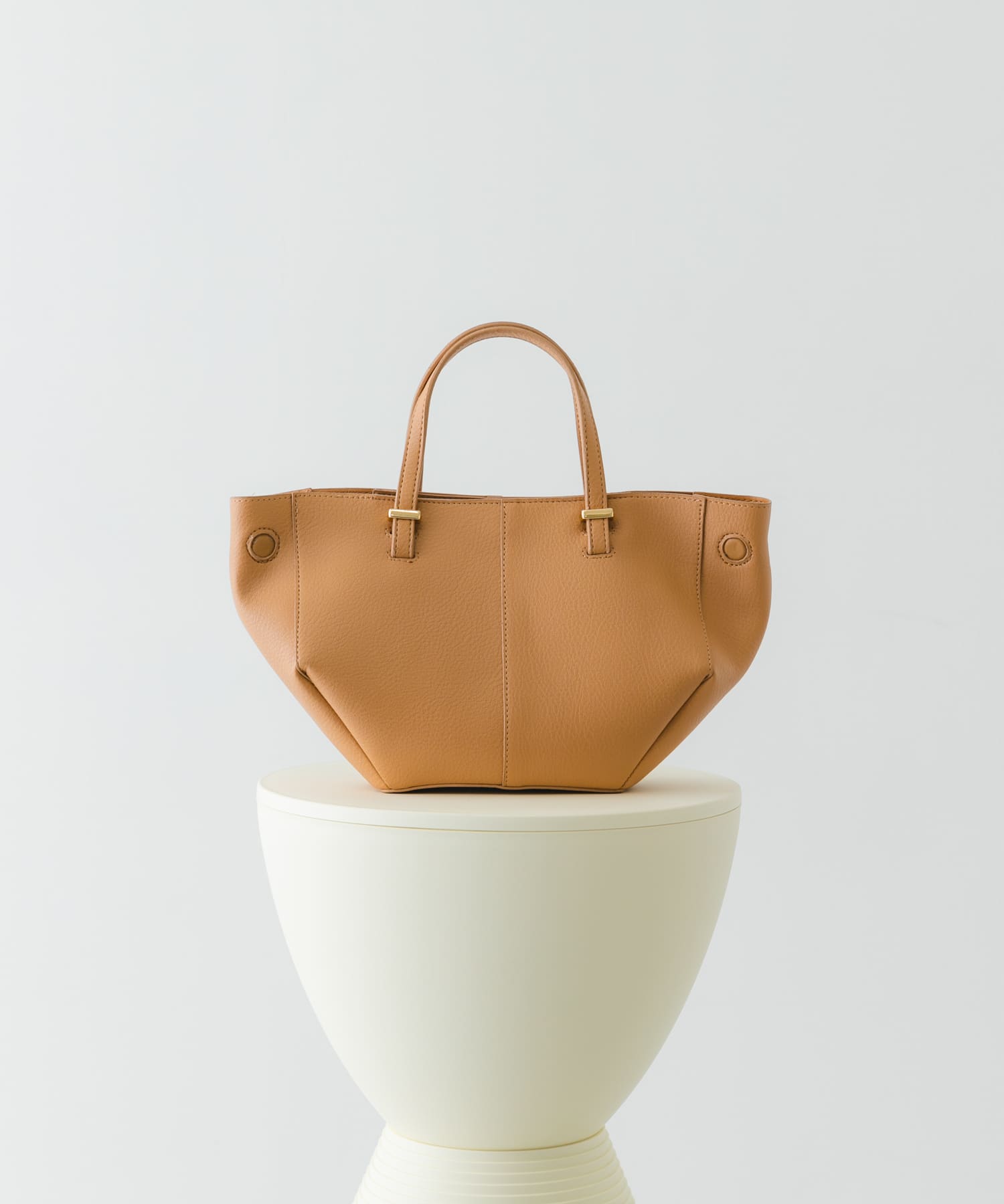 ラウンドミニバッグ BEIGE one