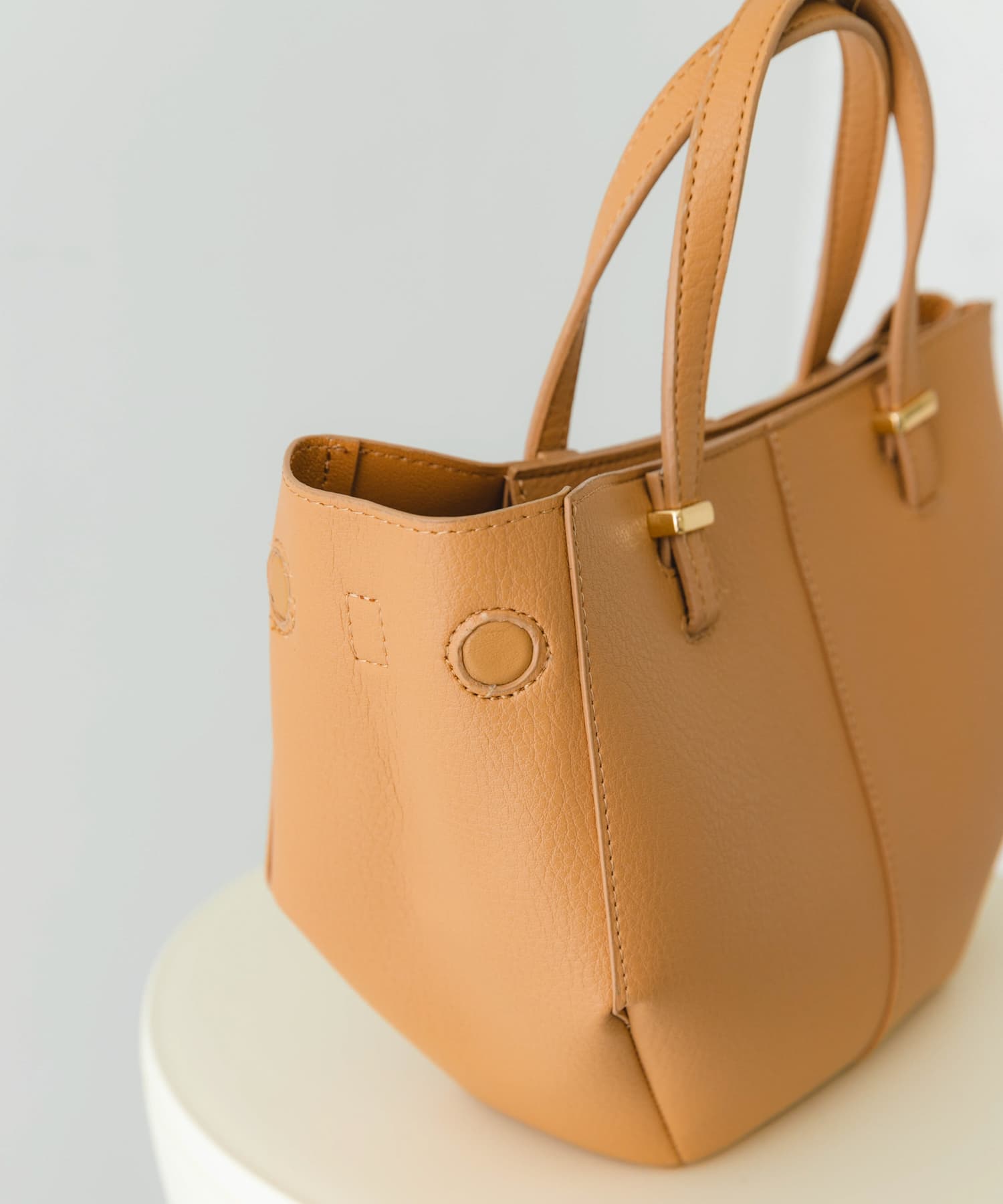 ラウンドミニバッグ BEIGE one