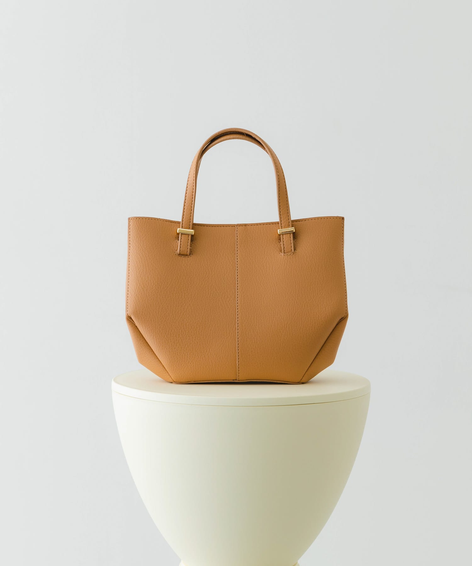 ラウンドミニバッグ BEIGE one