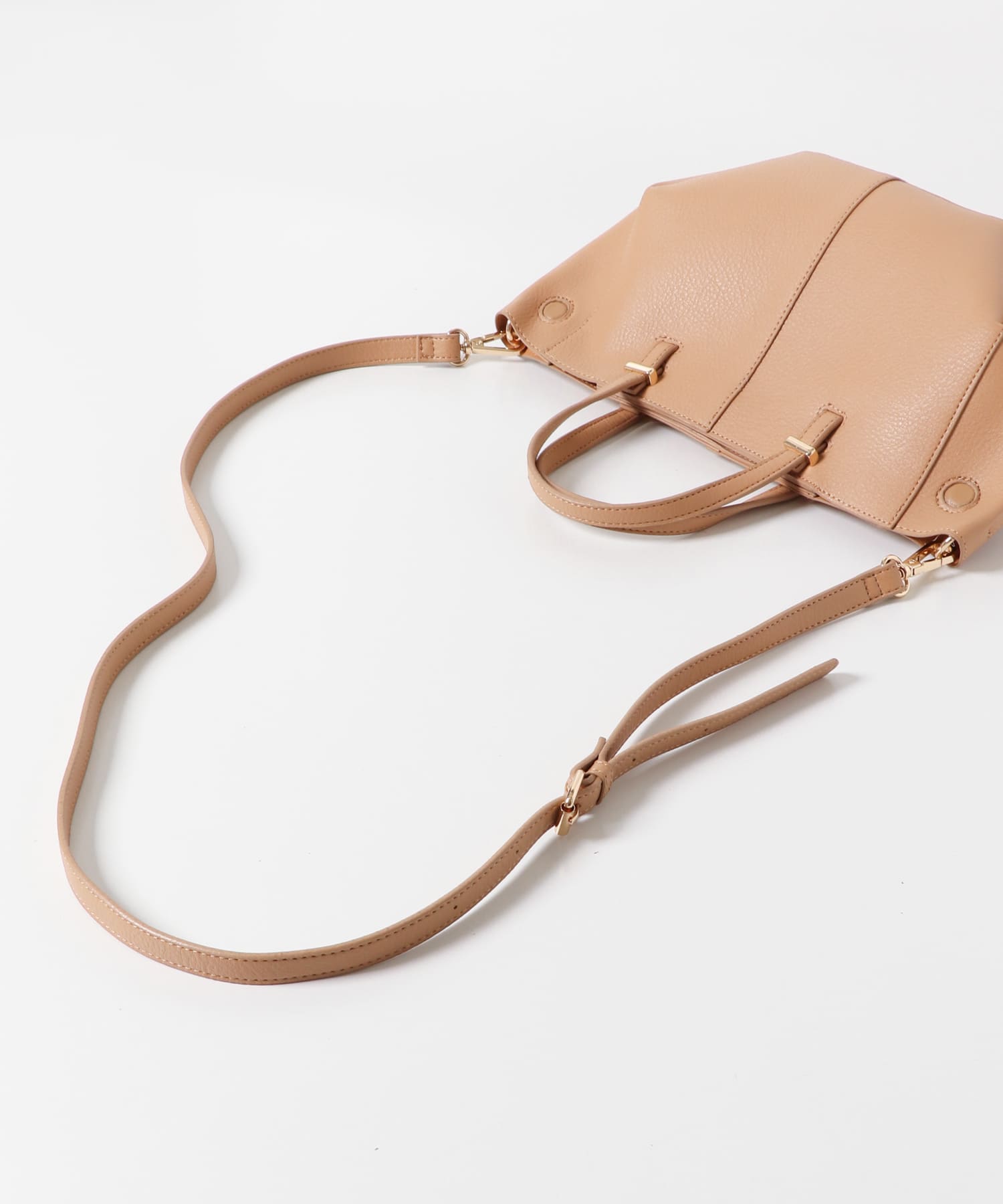 ラウンドミニバッグ BEIGE one