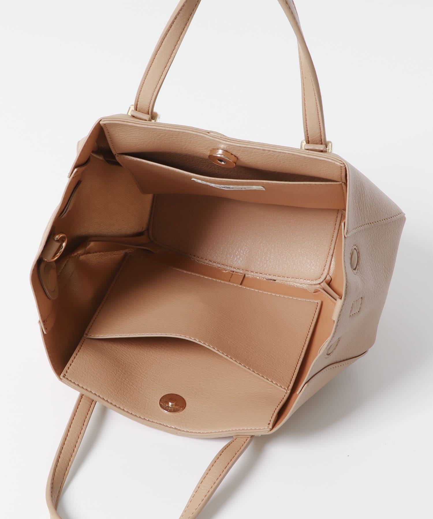 ラウンドミニバッグ BEIGE one