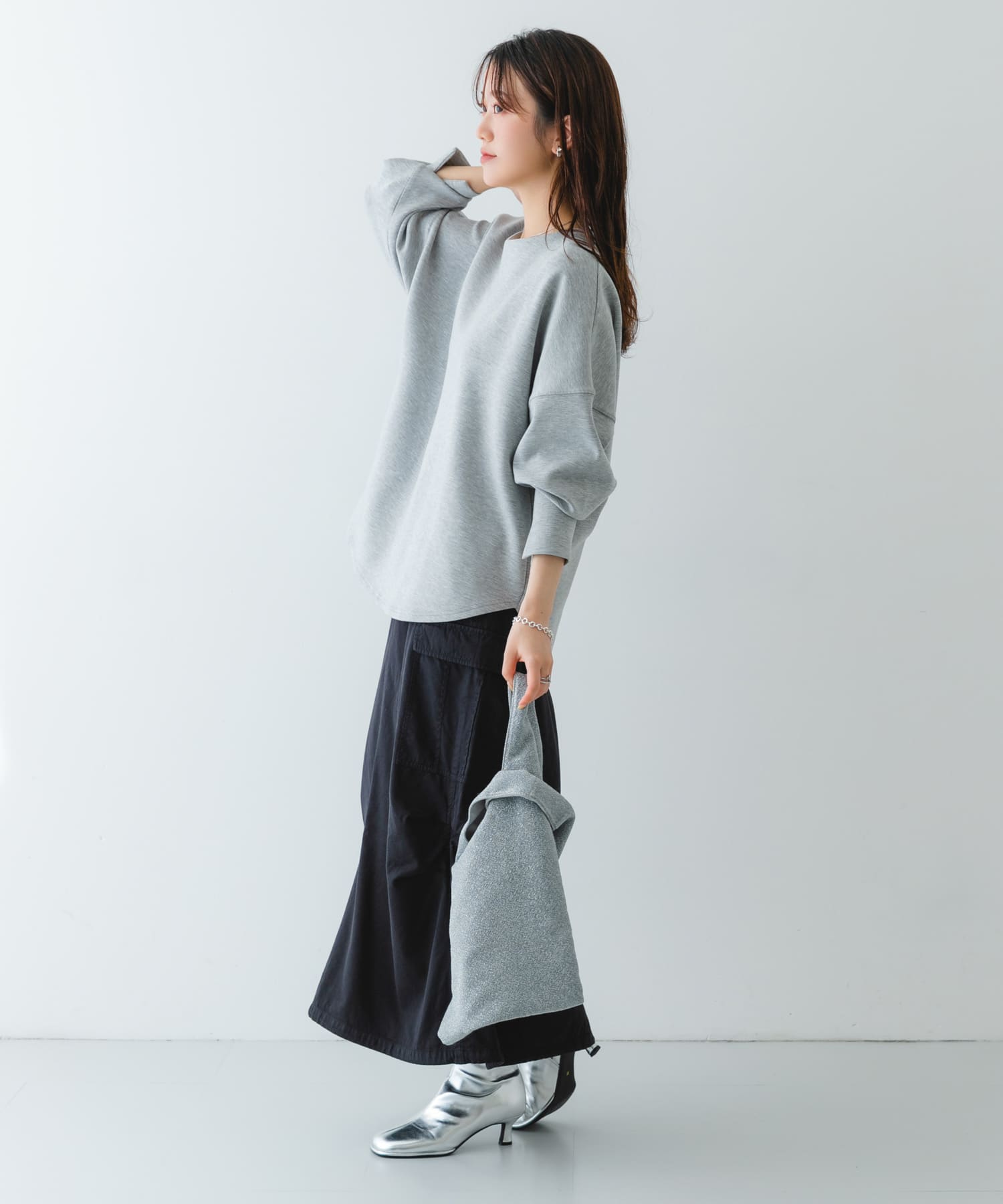 グリッターラメショッパー SILVER one