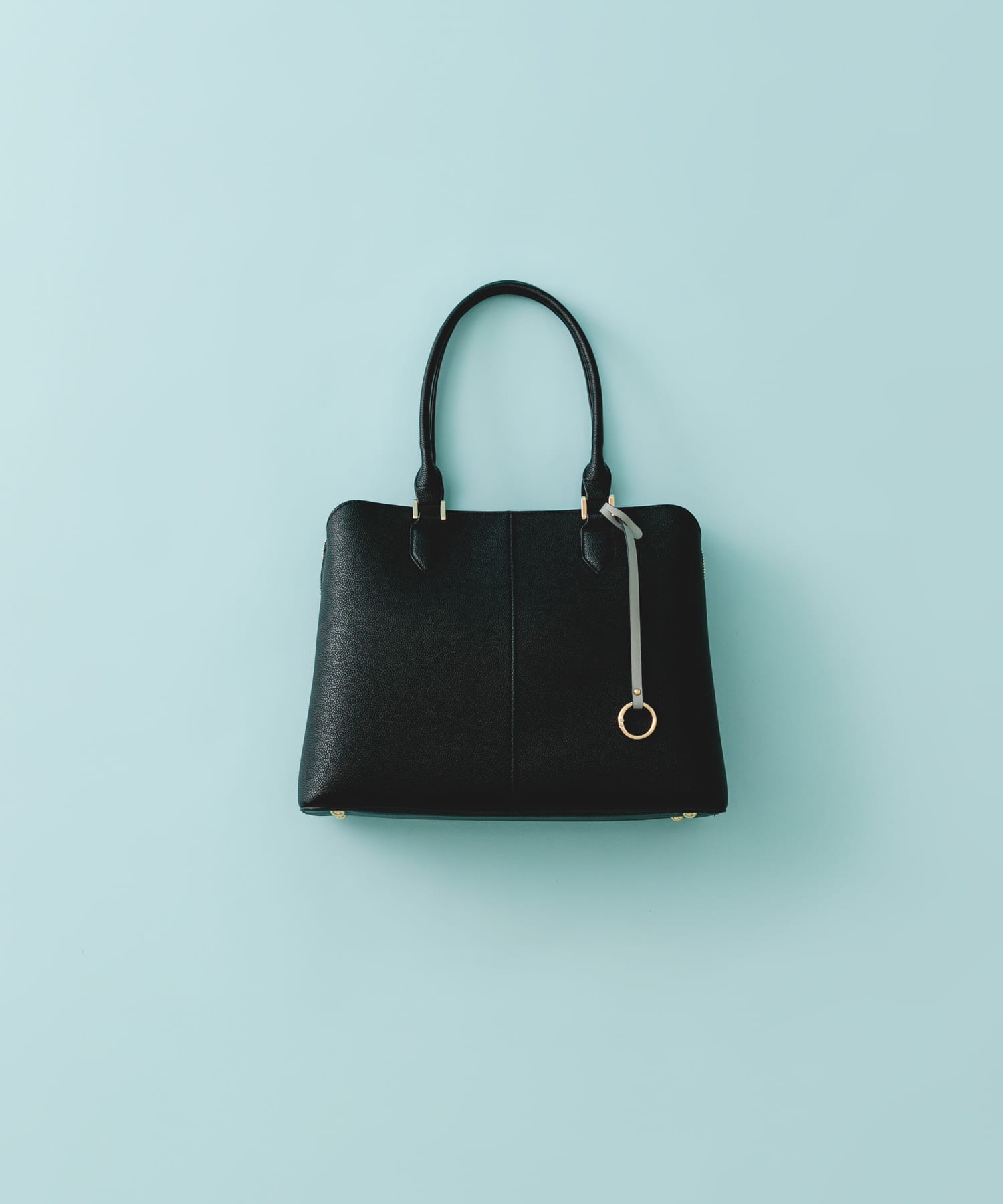 センターステッチトートバッグ BLACK one