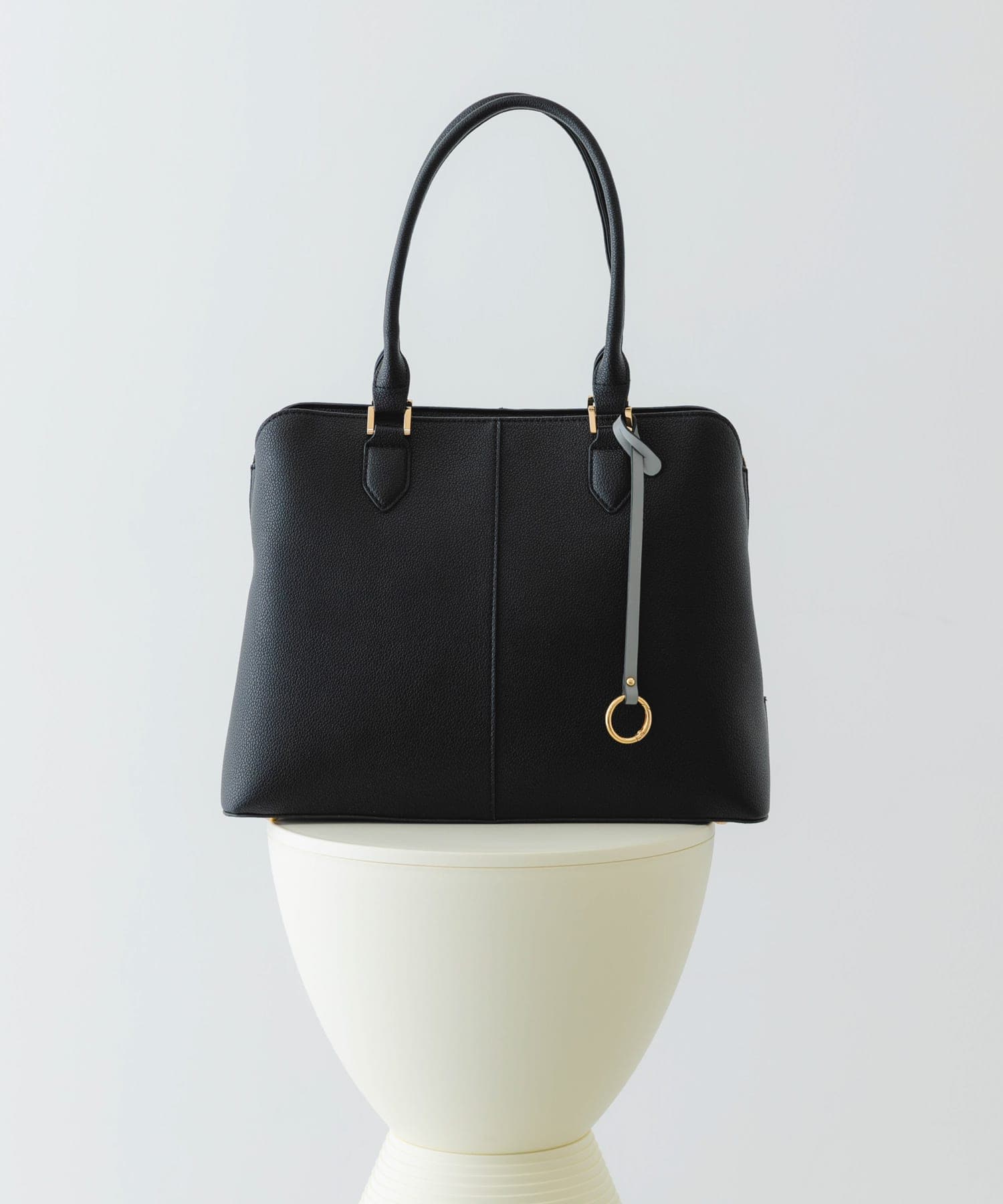 センターステッチトートバッグ BLACK one