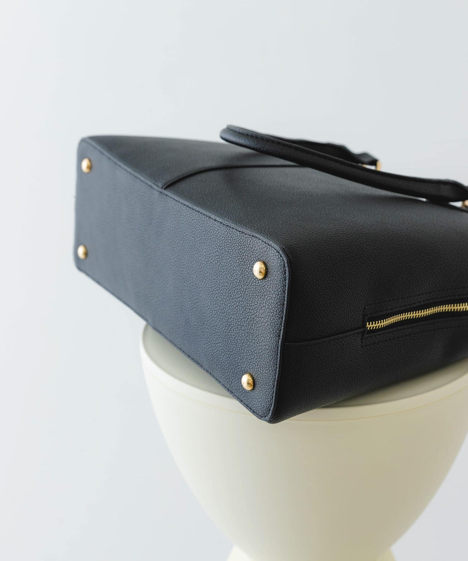 センターステッチトートバッグ BLACK one