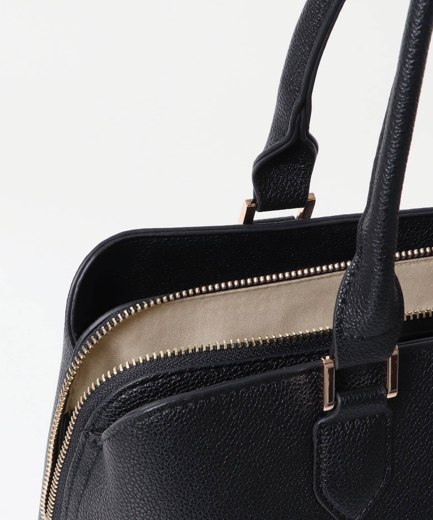 センターステッチトートバッグ BLACK one