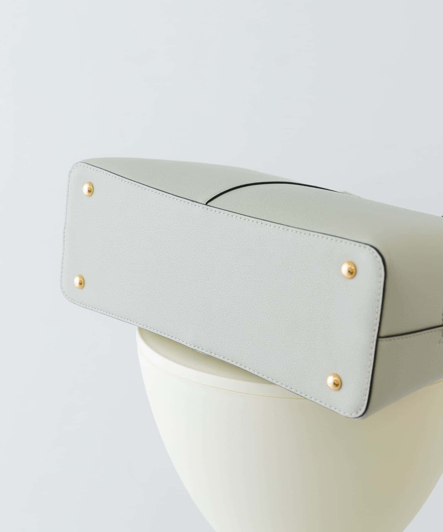 センターステッチトートバッグ LIGHT GRAY one