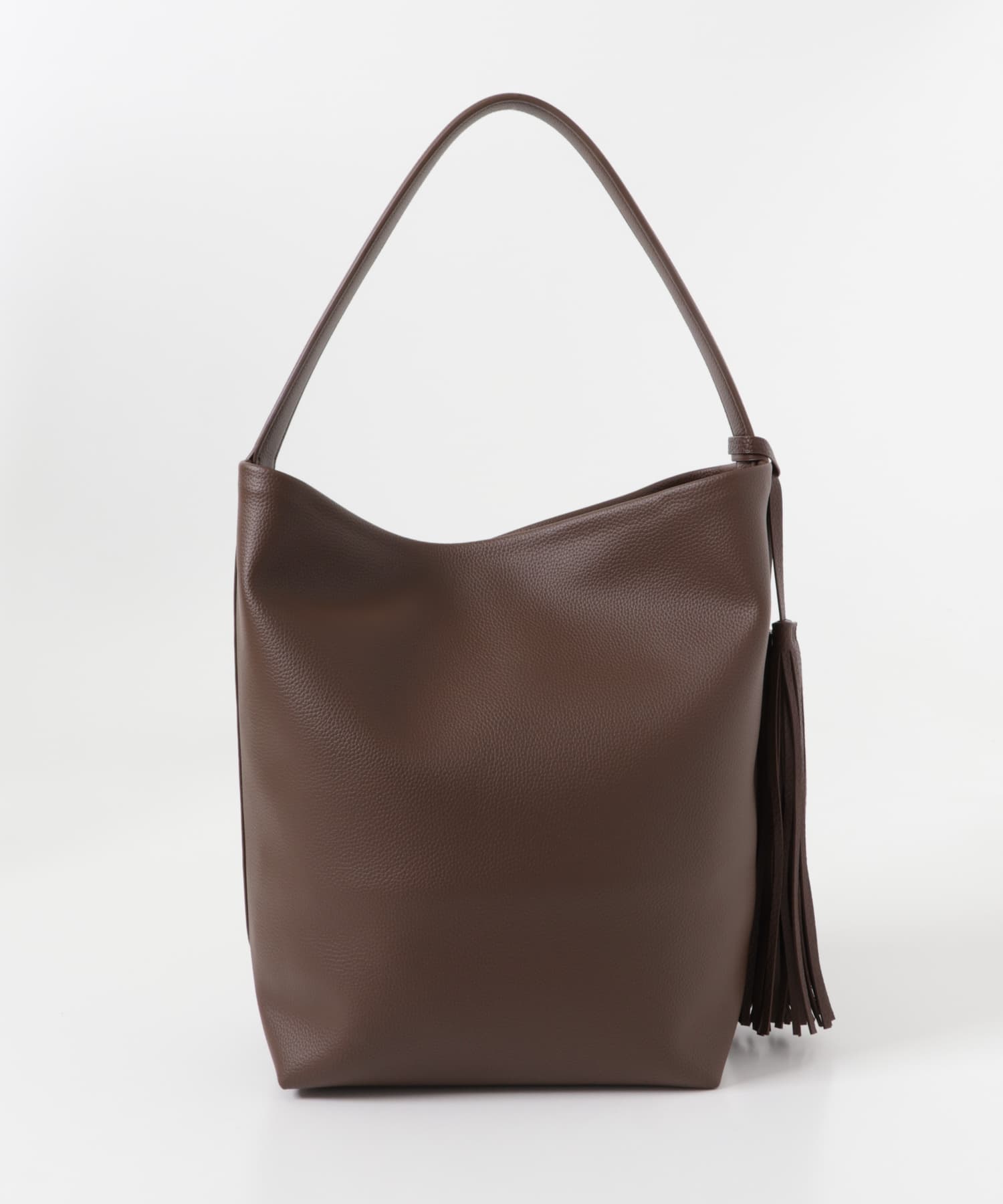 タッセル付シンプルワンハンドルトート(one BROWN): バッグ｜URBAN