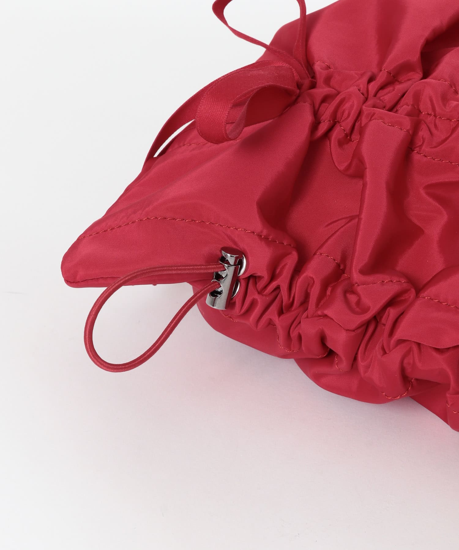 リボンギャザートートバッグ RED one