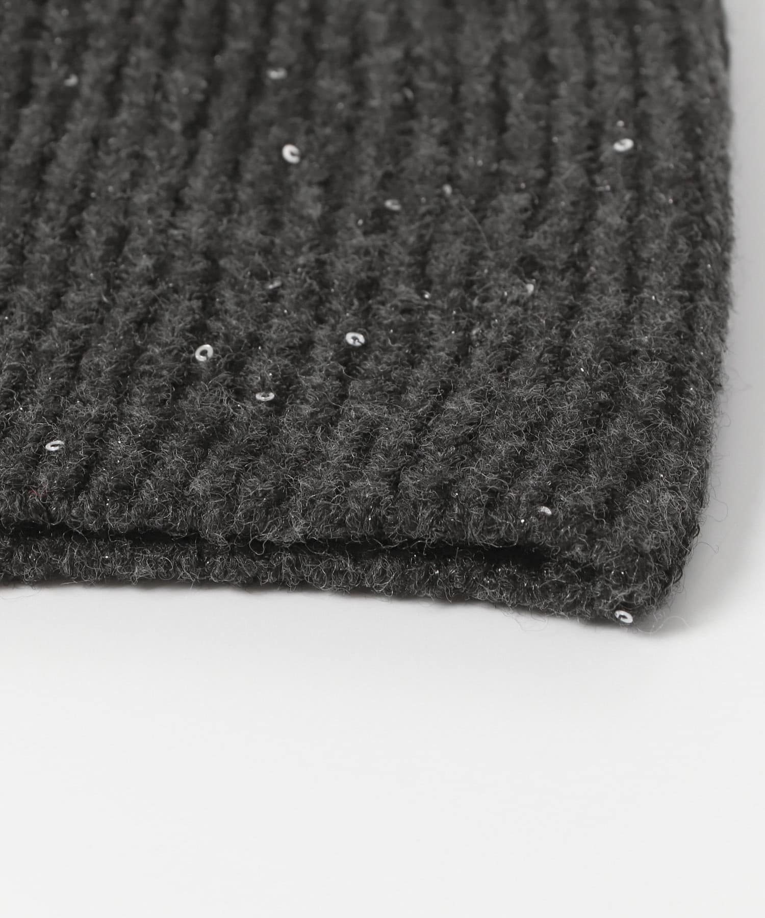スパンコールニットワッチ CHARCOAL one