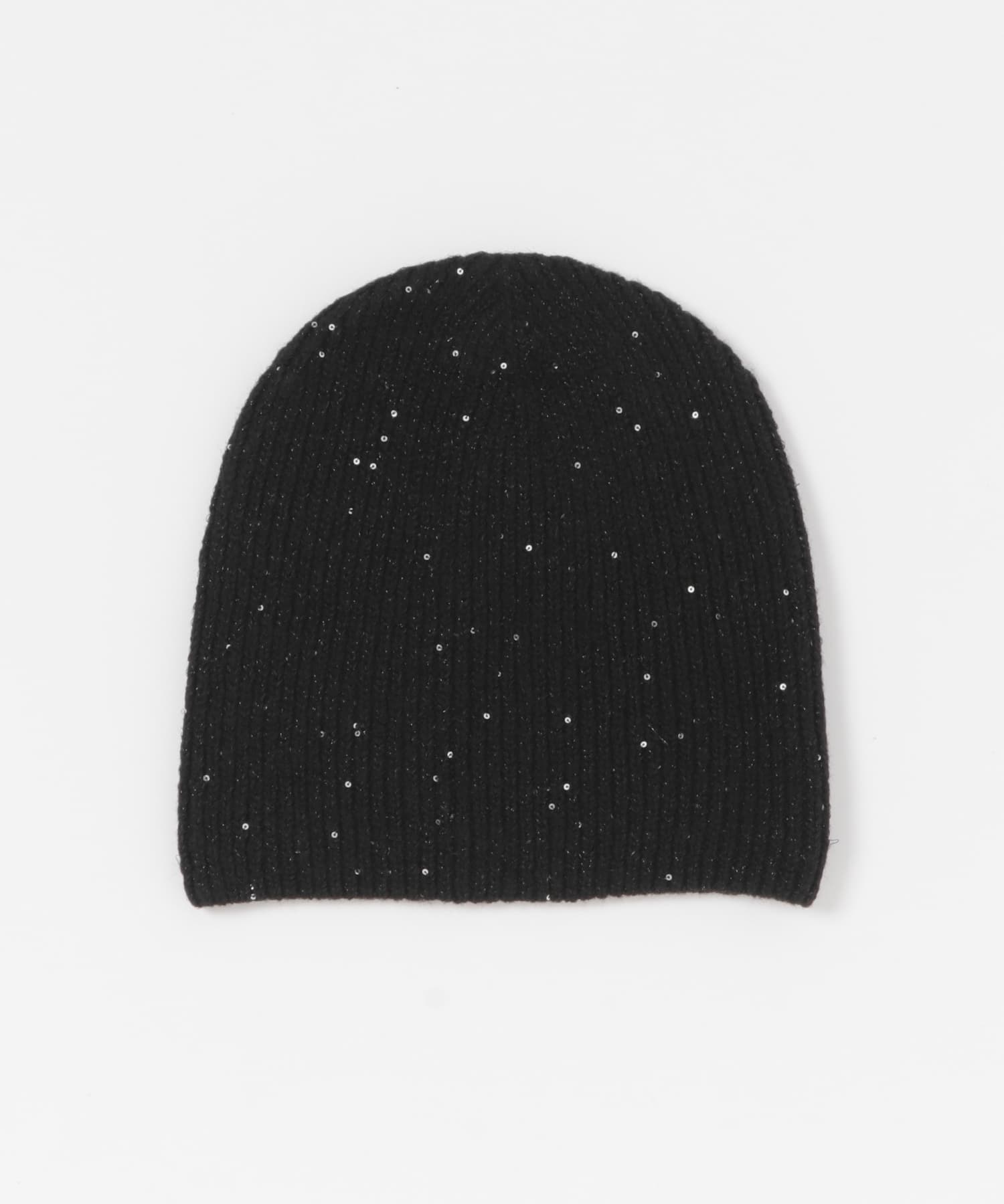 スパンコールニットワッチ BLACK one