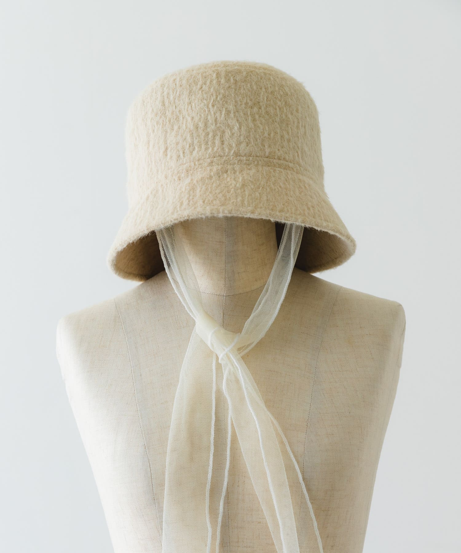 チュールリボンバケットハット OFF FREE