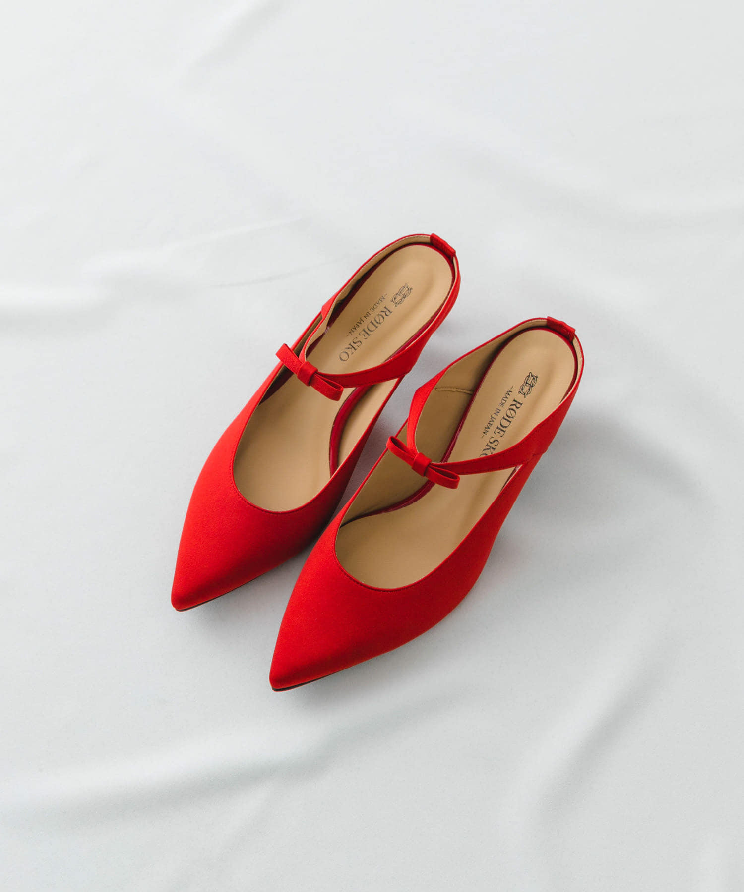『MADE IN JAPAN』プチリボンミュール RED 37