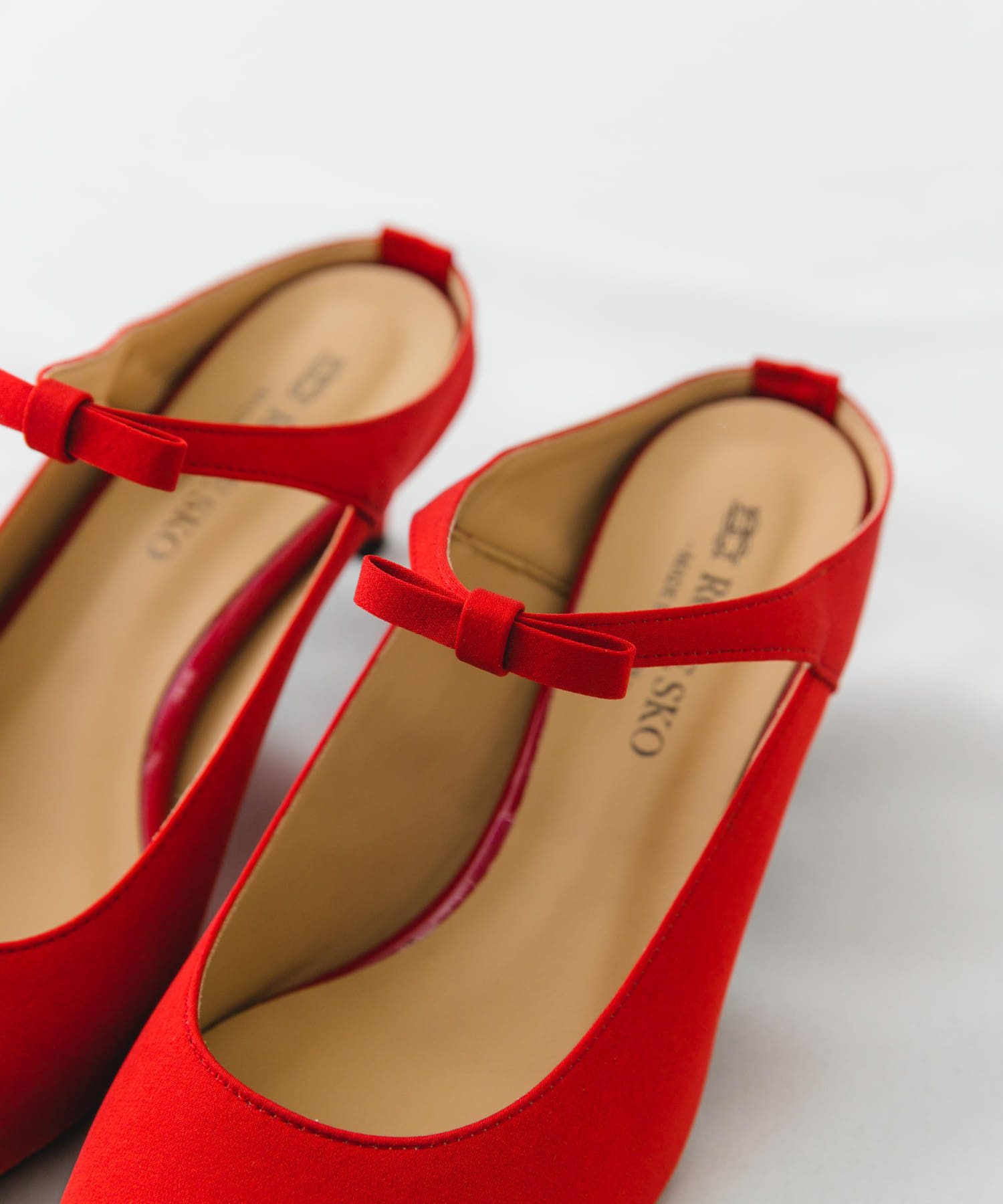 『MADE IN JAPAN』プチリボンミュール RED 37