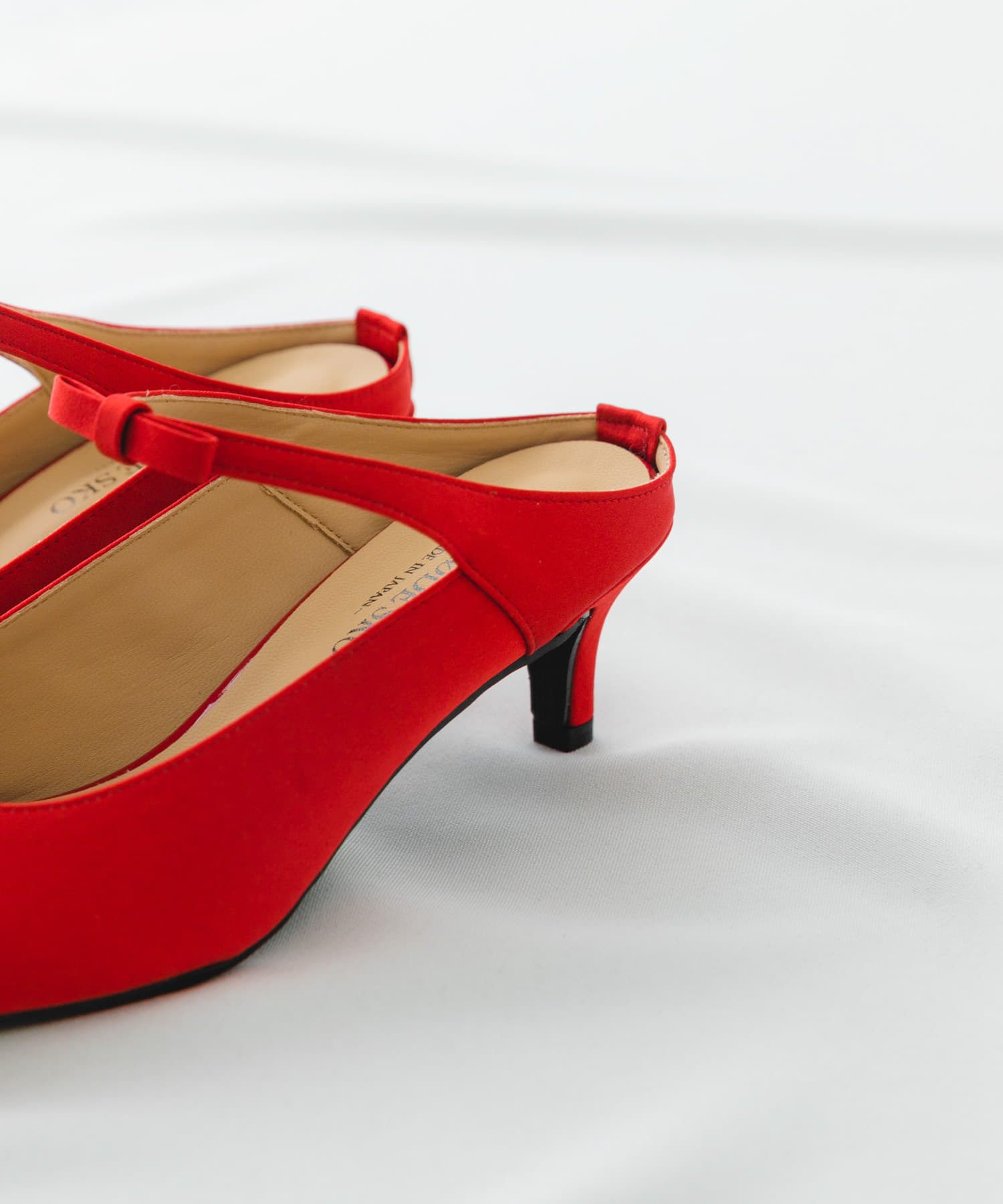 『MADE IN JAPAN』プチリボンミュール RED 37