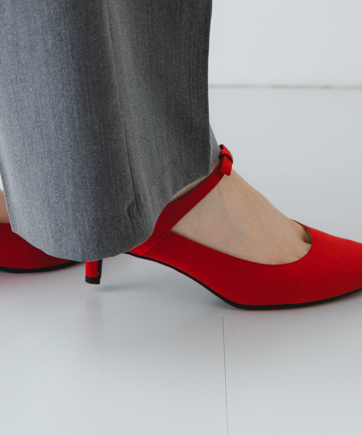 『MADE IN JAPAN』プチリボンミュール RED 37