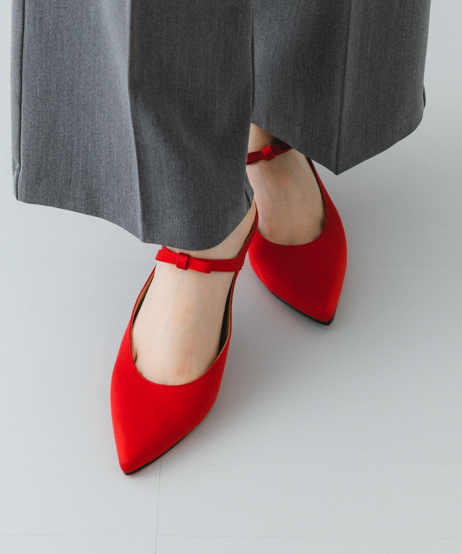 『MADE IN JAPAN』プチリボンミュール RED 37