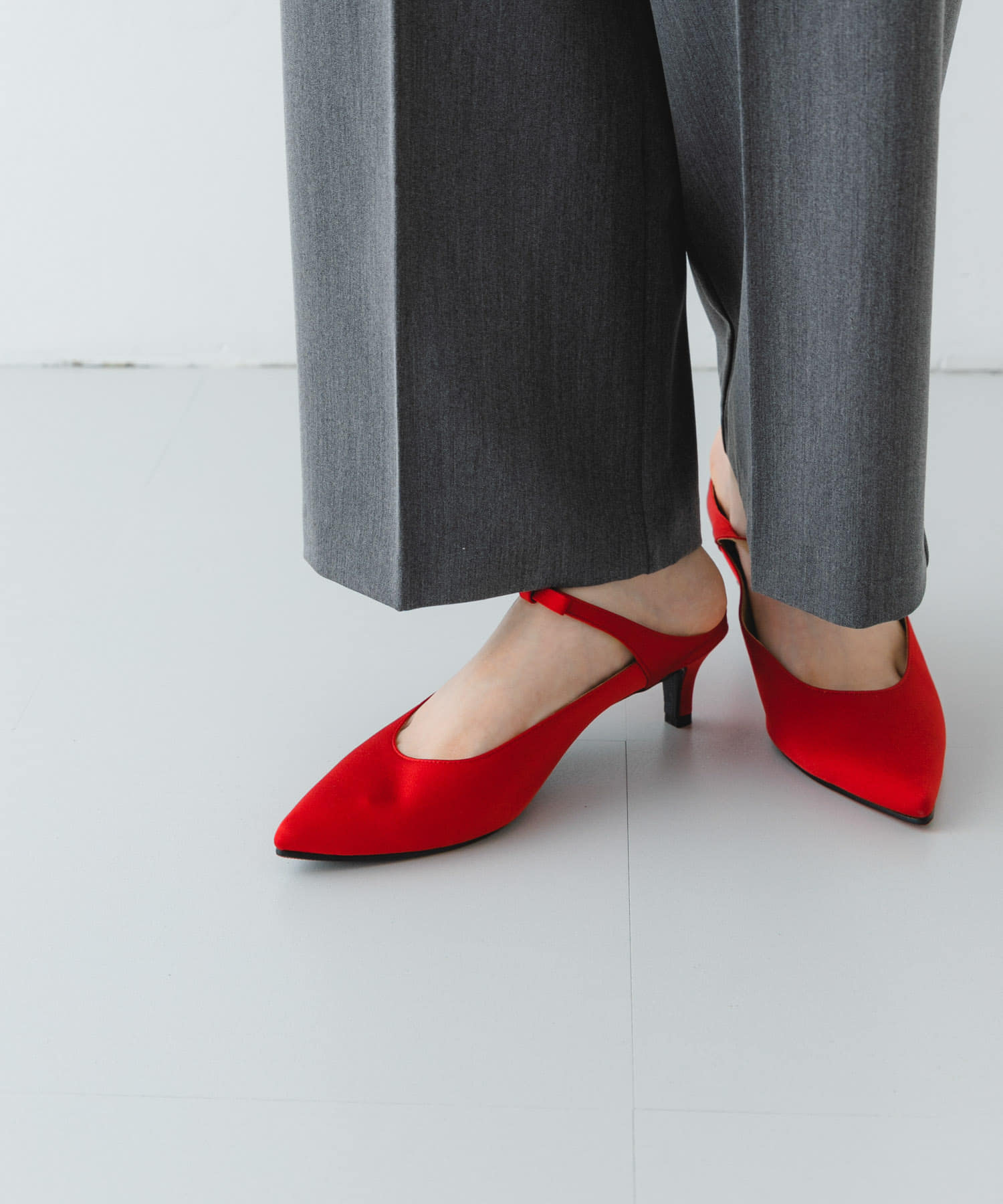 『MADE IN JAPAN』プチリボンミュール RED 38