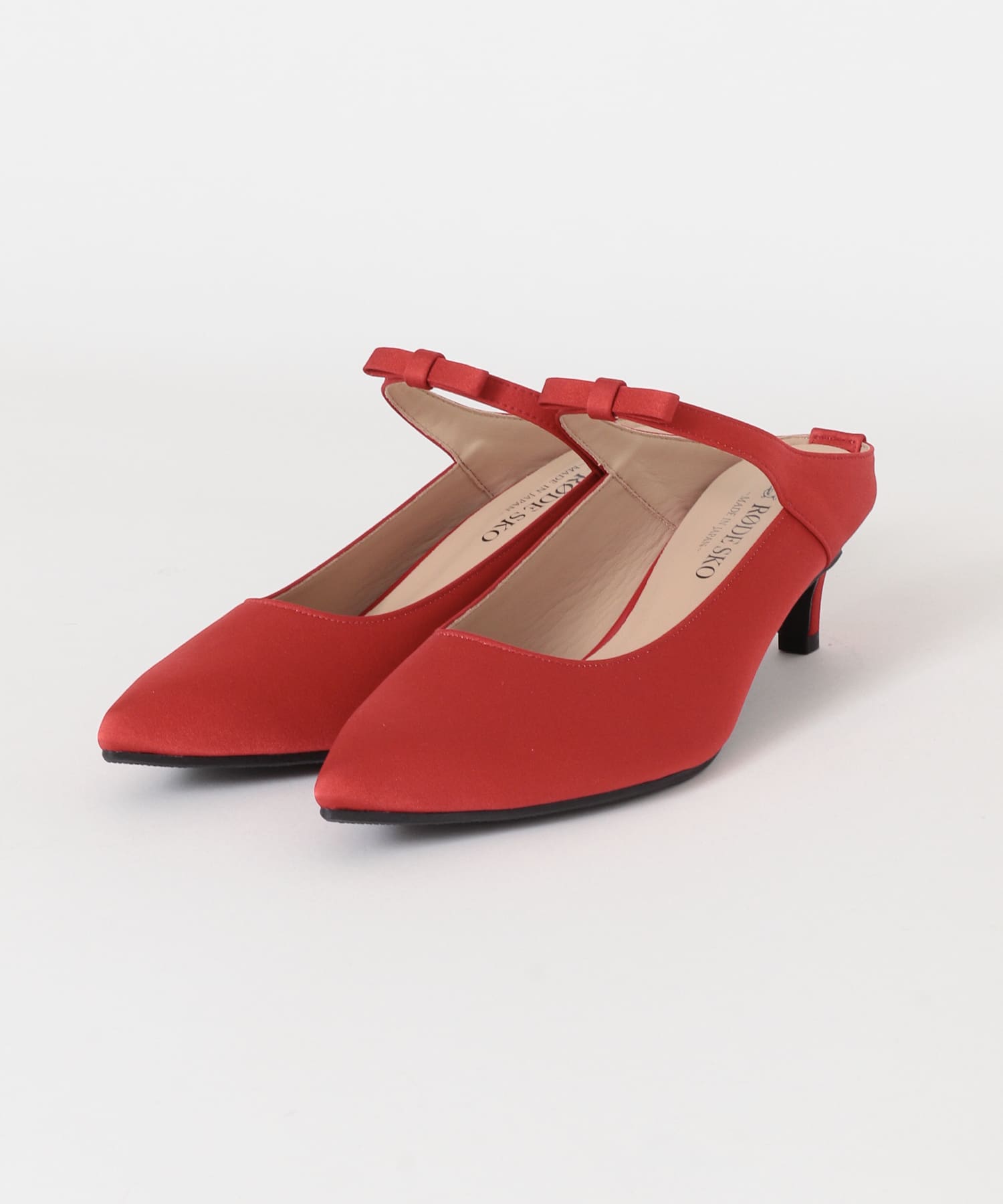 『MADE IN JAPAN』プチリボンミュール RED 37