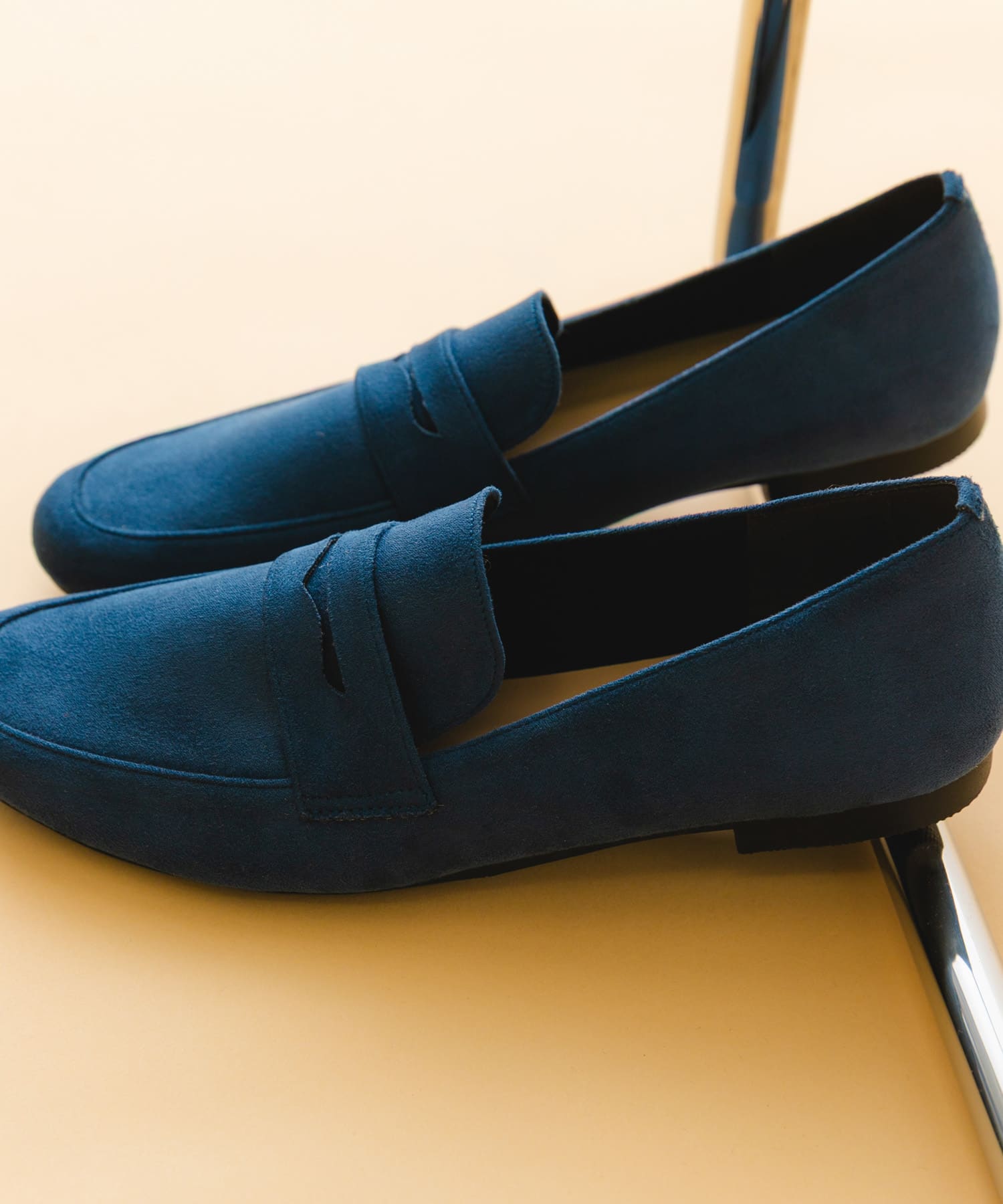 『MADE IN JAPAN』ソフトコインローファー NAVY 37