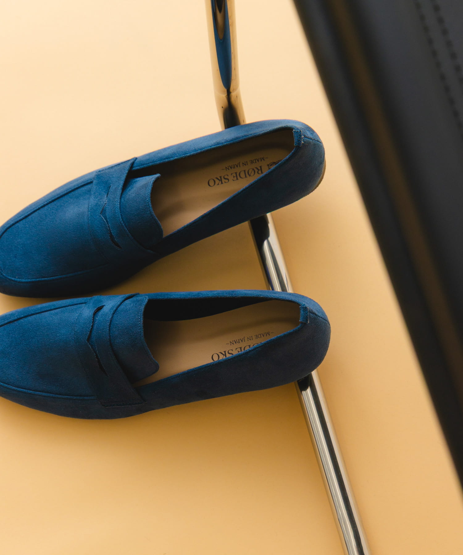 『MADE IN JAPAN』ソフトコインローファー NAVY 37