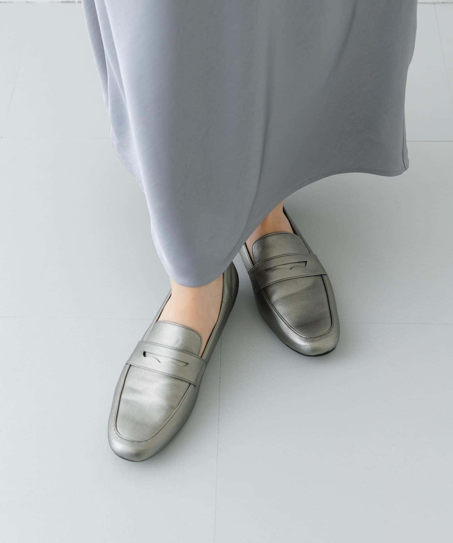 『MADE IN JAPAN』ソフトコインローファー GUN METAL 36