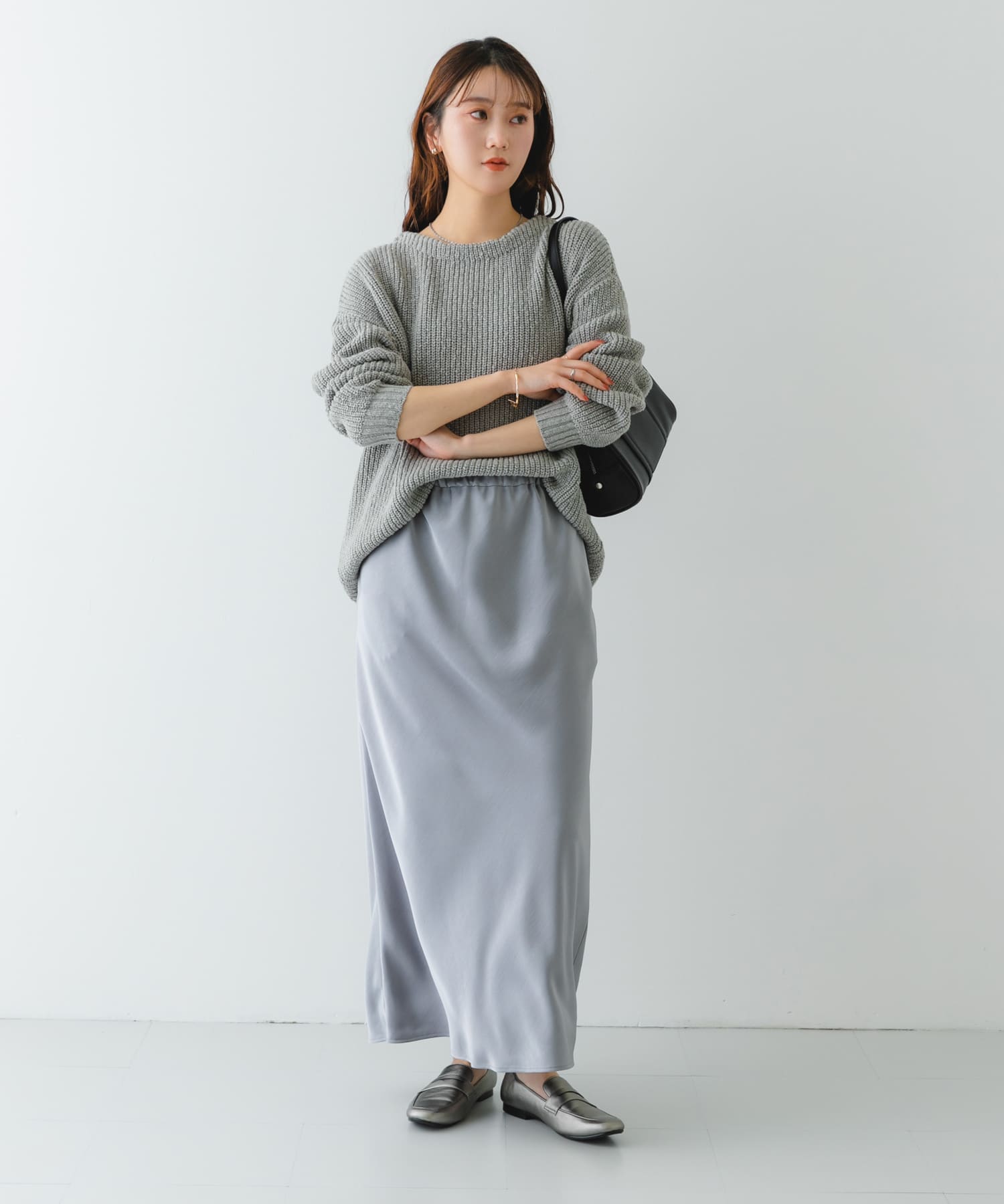 『MADE IN JAPAN』ソフトコインローファー GUN METAL 36