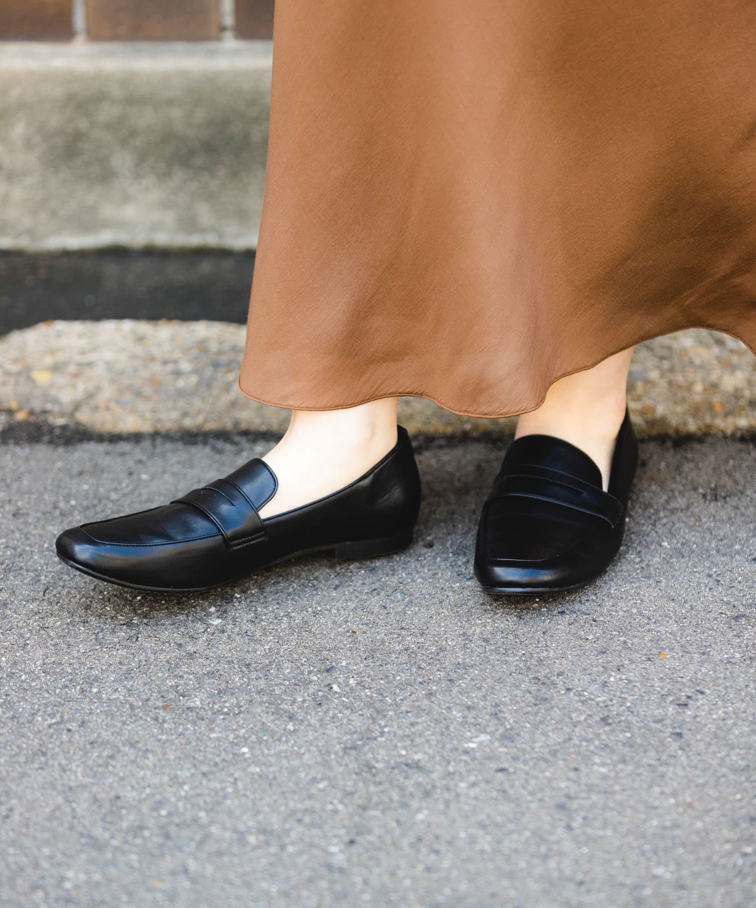 『MADE IN JAPAN』ソフトコインローファー BLACK 36